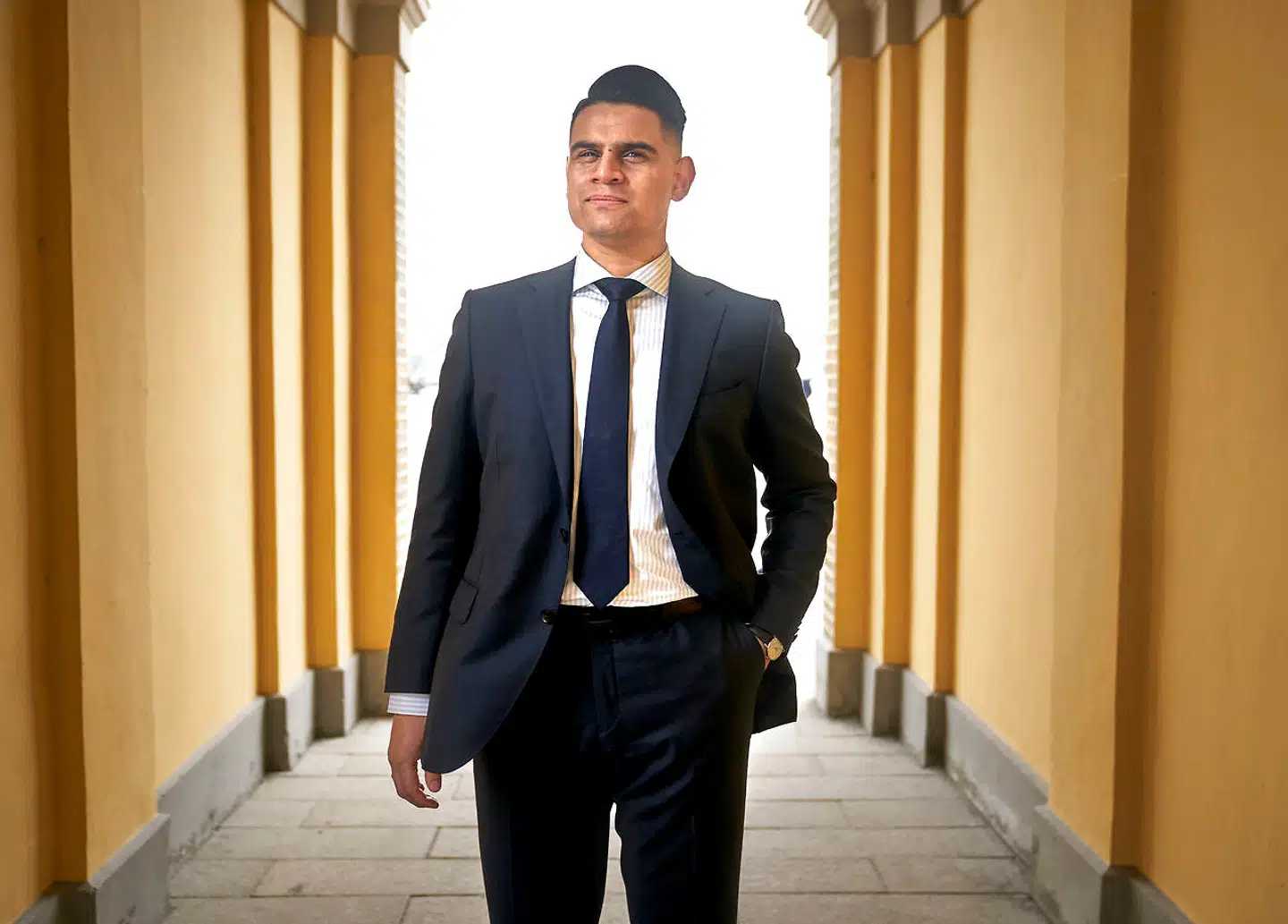 Irtaza Hussain plottede enorme mængder data ind i et kæmpe stort excelark i 2016. Uden arket havde TradeLens nok aldrig set ud, som det gør i dag.