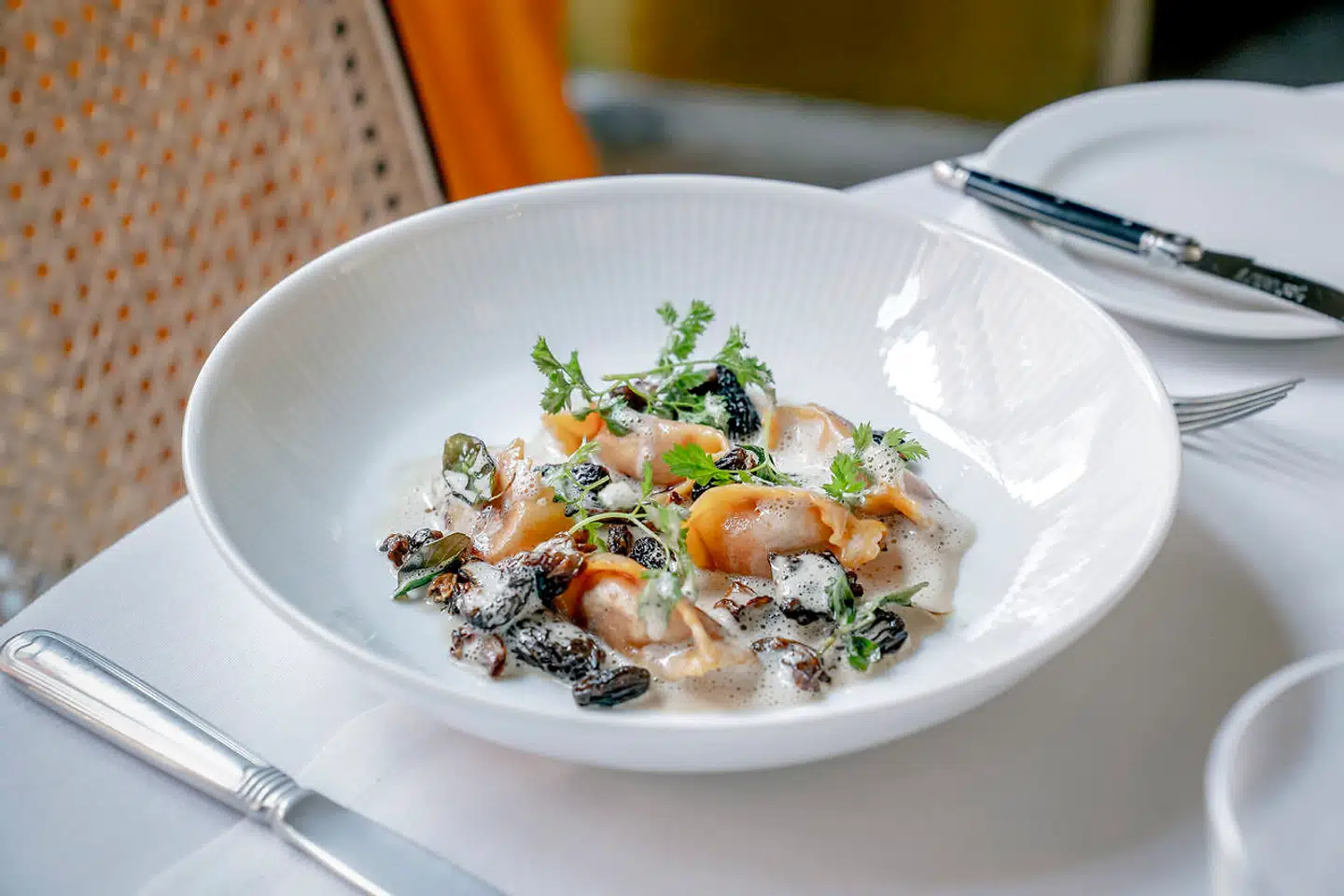 Agnolotti med nduja.