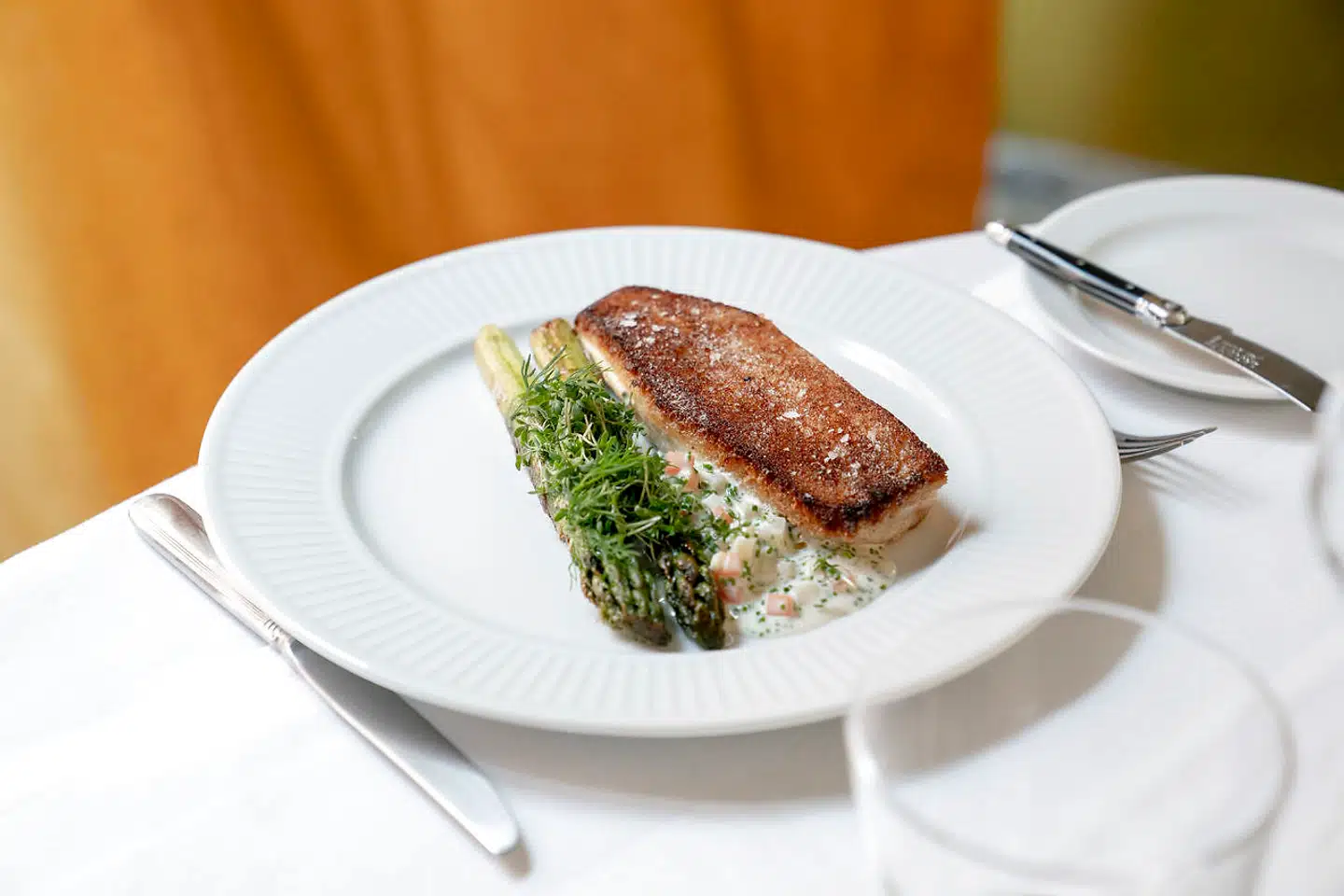 Rødtunge med soufflefars.