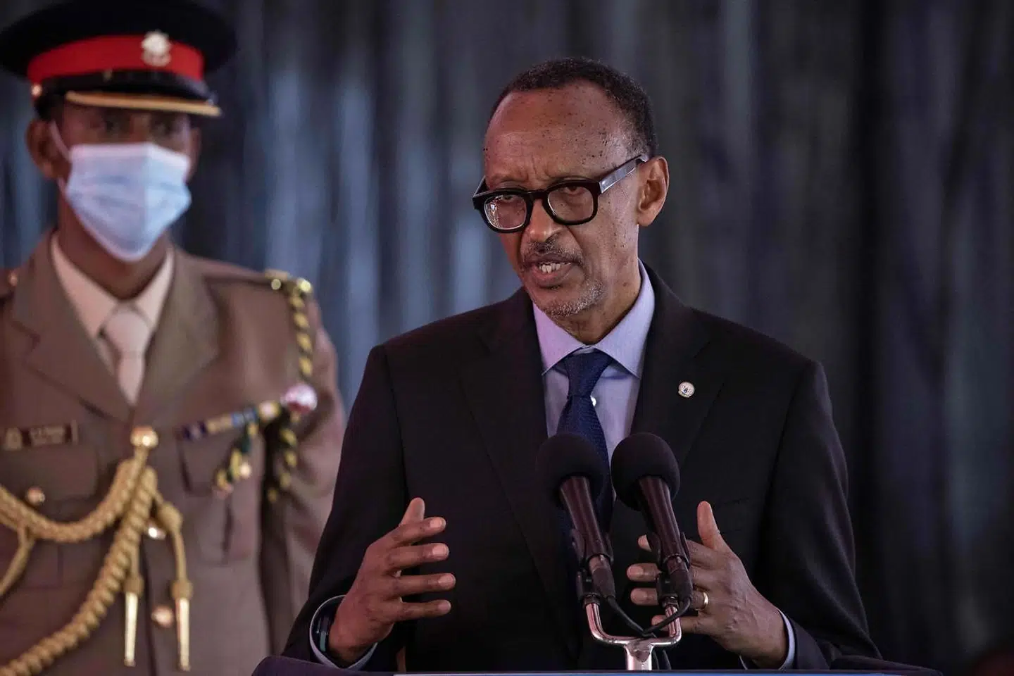 »Vi er blevet kontaktet af forskellige lande og har i øjeblikket drøftelser med Danmark,« siger Rwandas præsident Paul Kagame ifølge Bloomberg (arkivfoto).