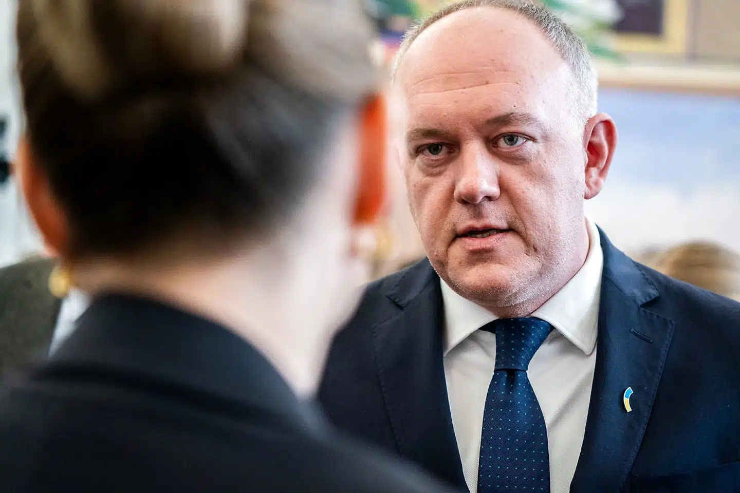 Den ukrainske ambassadør i Danmark, Mykhailo Vydoinyk, mener, at vestlige virksomheder ikke kan vende tilbage til Rusland foreløbig. Arkivfoto: Ida Marie Odgaard/Ritzau Scanpix