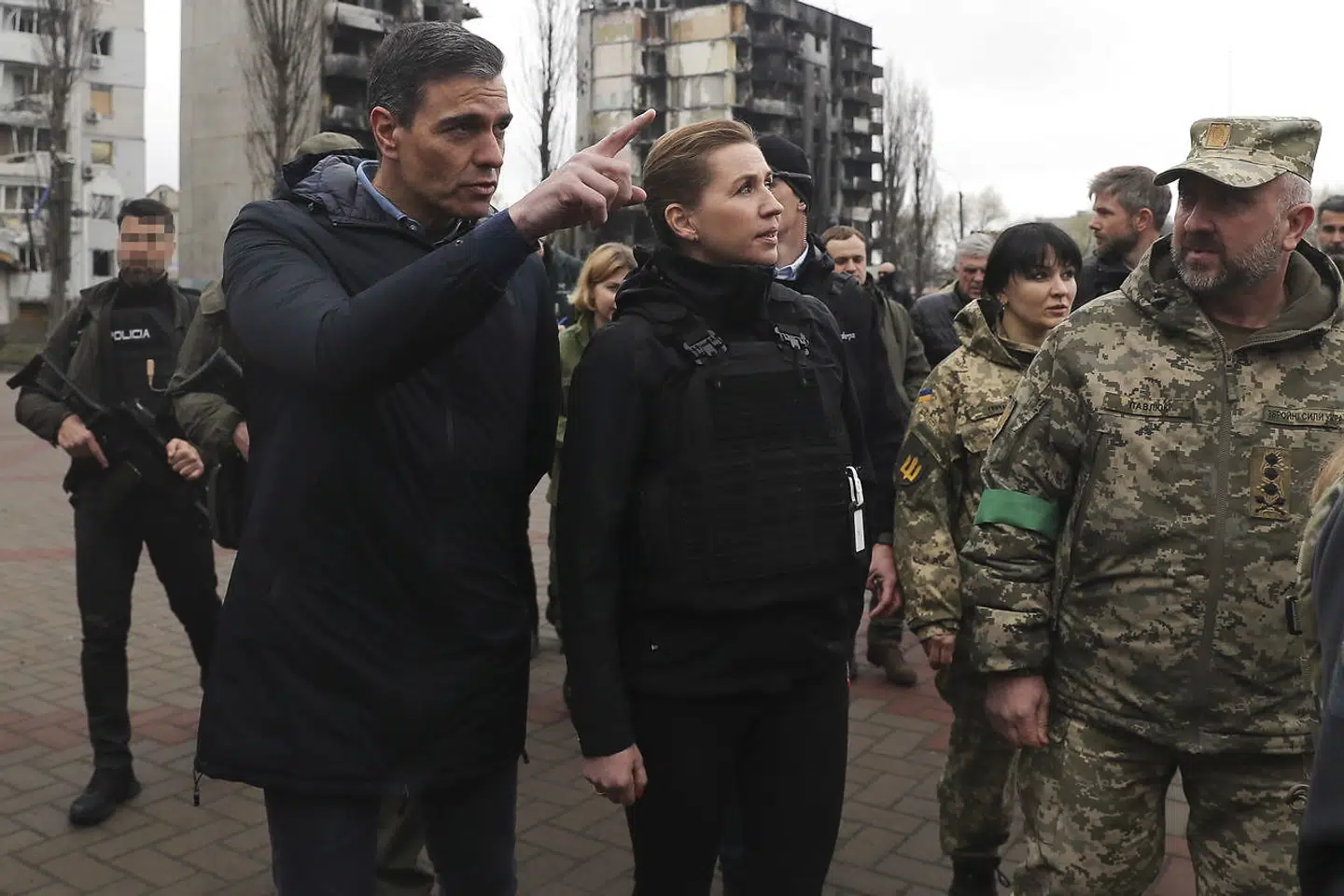 Mette Frederiksen er torsdag på statsbesøg i Ukraine.