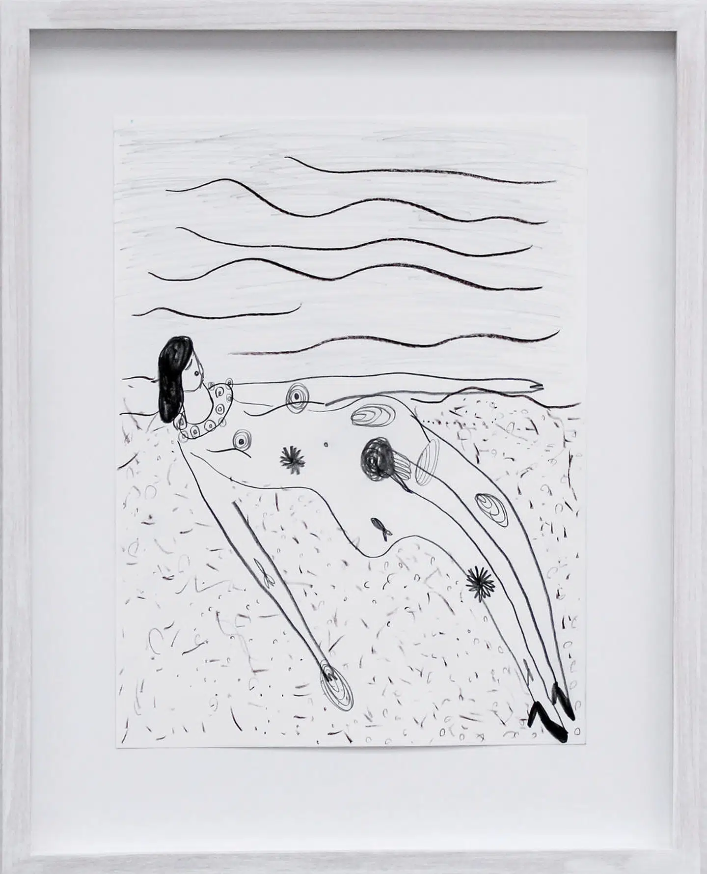 »Fruentimmer overdænget med skaldyrsbuffet«. 2022.