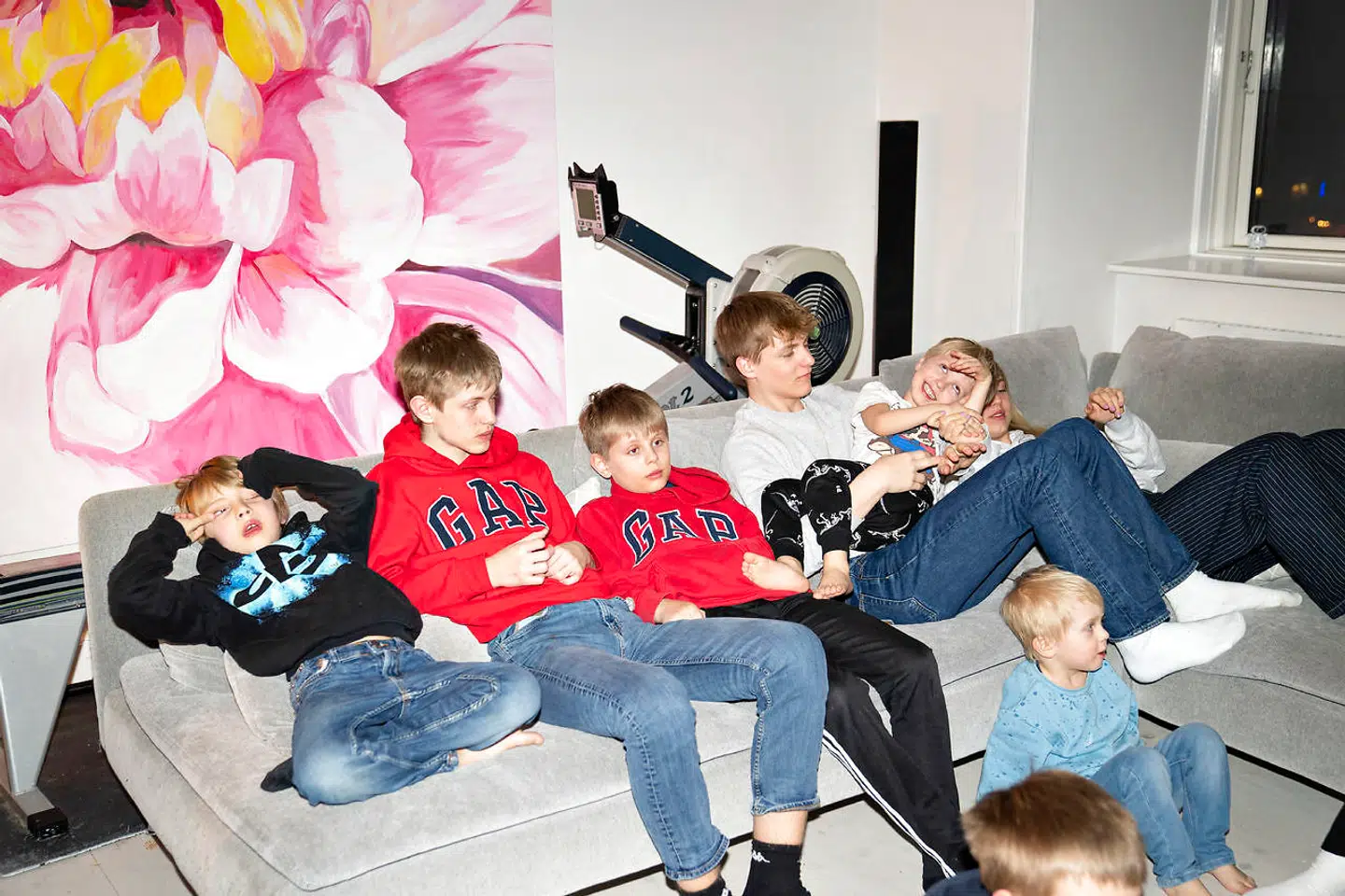 Rie Banner-Voigt er mor til otte børn og fortæller sin historie om at styre en stor børneflok.