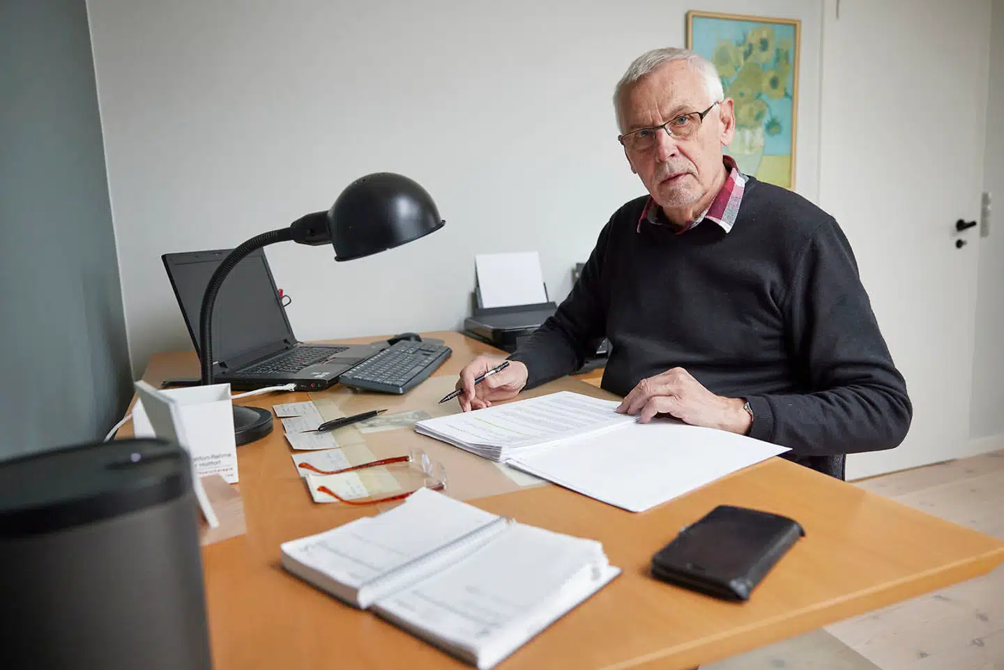 Per Lysdahl har set sin pension falde med 30 procent, efter han gav afkald på sin garantirente. Nu skal en retssag afgøre, om det er lovligt.