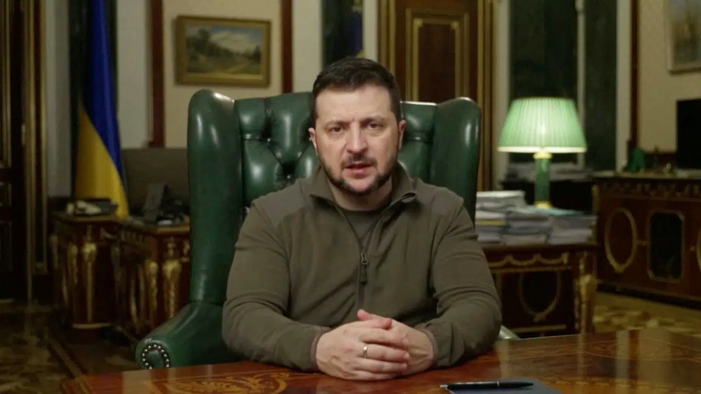Ukraines præsident Volodymyr Zelenskyj talte i nat endnu en gang til ukrainerne. Her adresserede han bekymringen for brug af kemiske våben.