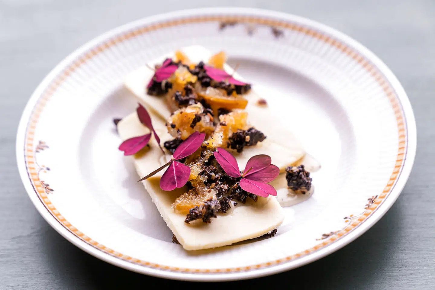 Gammel Knas med appelsinsirup.