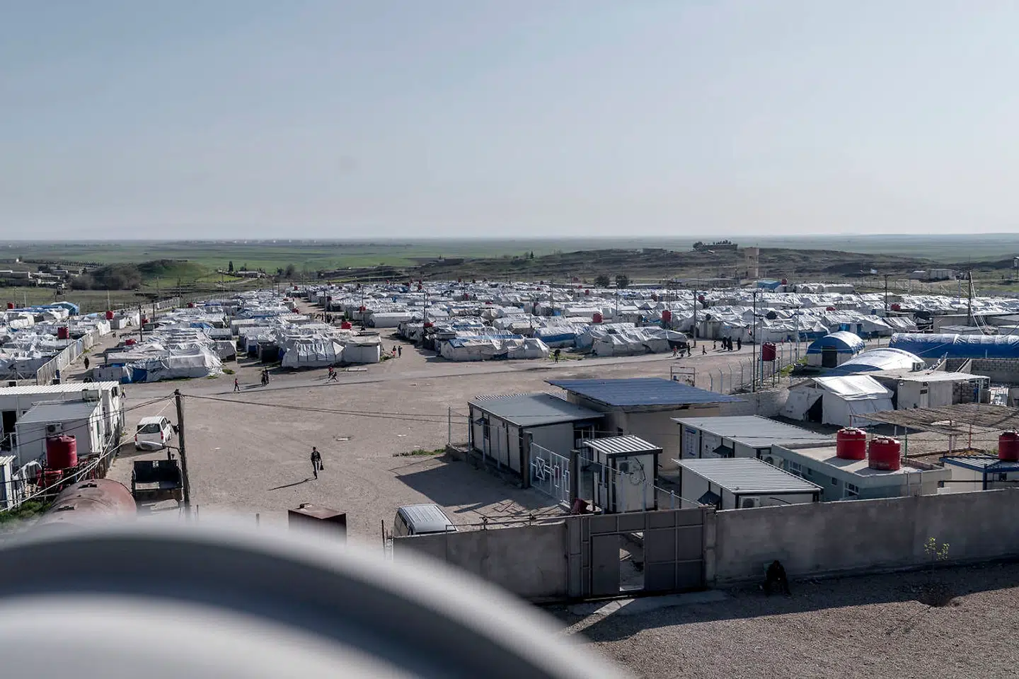 Den kurdiske fangelejr al-Roj i det nordøstlige Syrien. Det er her, alle de tilbageværende kvinder udrejst fra Danmark og deres børn er tilbageholdt.