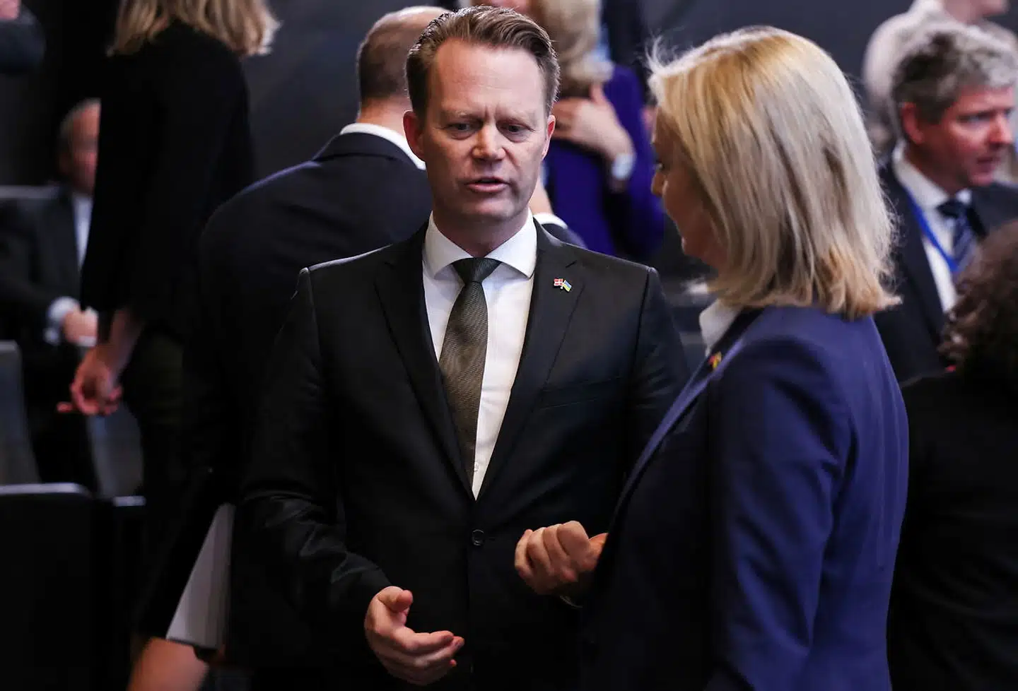 Arkivfoto: Jeppe Kofod (S) sammen med den britiske udenrigsminister, Liz Tuss.