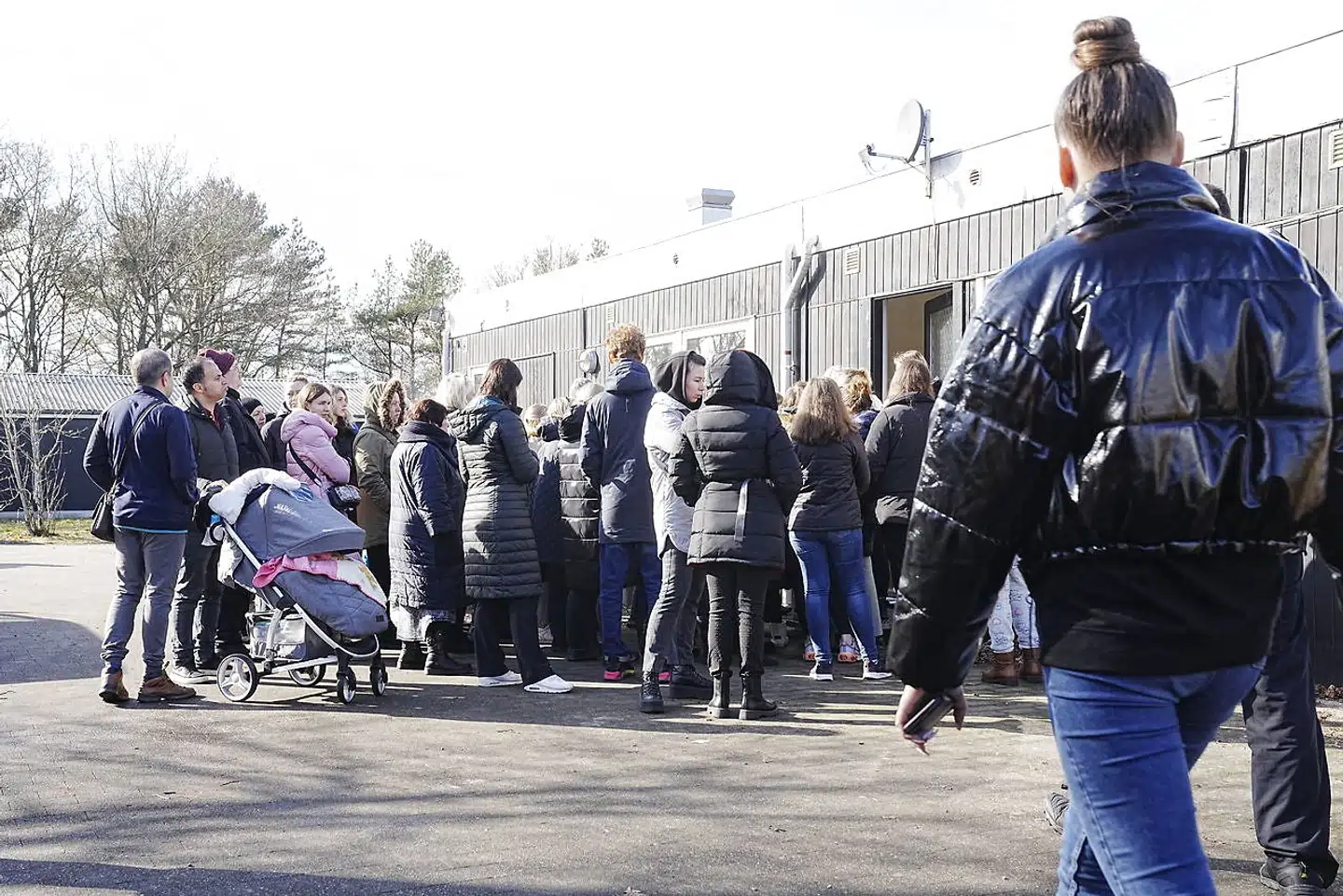 Ukrainske flygtninge indkvarteret i Center Dokkedal. Alle ukrainske flygtninge er blevet opfordret til at rejse hjem, når krigen er slut.