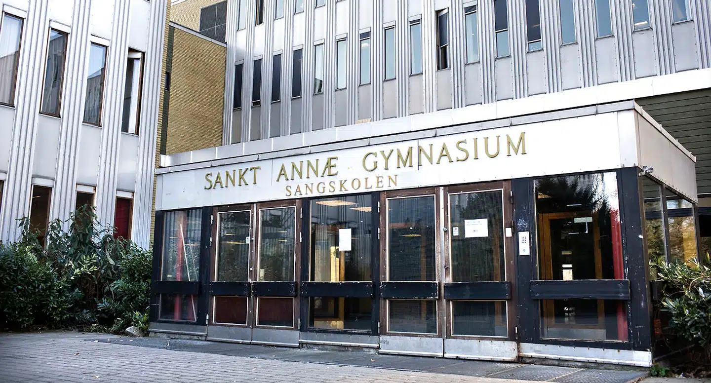 Sankt Annæ er en sangskole i Valby med elever på både folkeskole- og gymnasieniveau. Den hører administrativt under Københavns Kommune. En advokatundersøgelse har fastslået, at ni elever har været udsat for verbale og fysiske krænkelser, mens de har gået på skolen. (Arkivfoto)