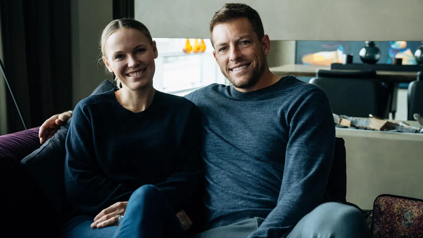 Caroline Wozniacki og manden, David Lee.
