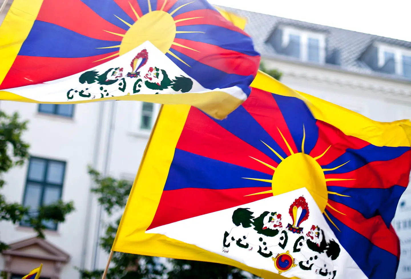 Arkivfoto: Politiet har i flere tilfælde søgt at hindre, at kinesiske gæster så for eksempel tibetanske flag eller hørte kritik af regimet. Udenrigsministeriet lagde pres på politiet, fastslog Tibetkommissionen mandag.