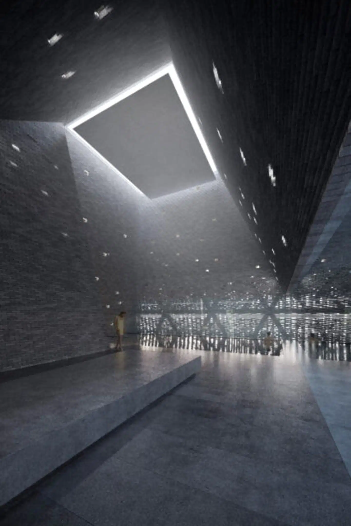 Det kommende vandkulturhus set indefra.