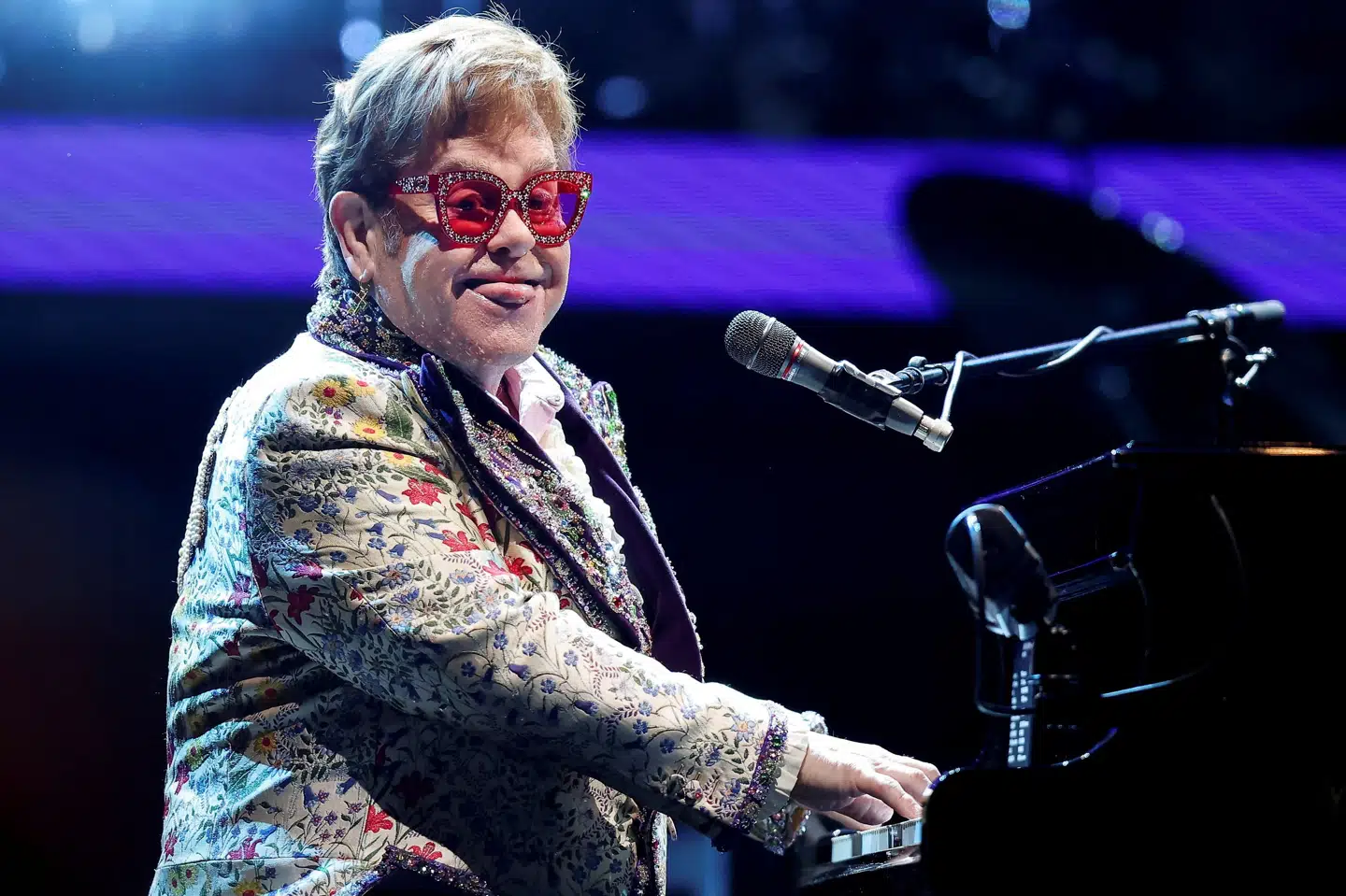 Elton John er stadig på farten lidt tid endnu. Her underholder han i New Orleans i januar i år. (Arkivfoto). Jonathan Bachman/Reuters
