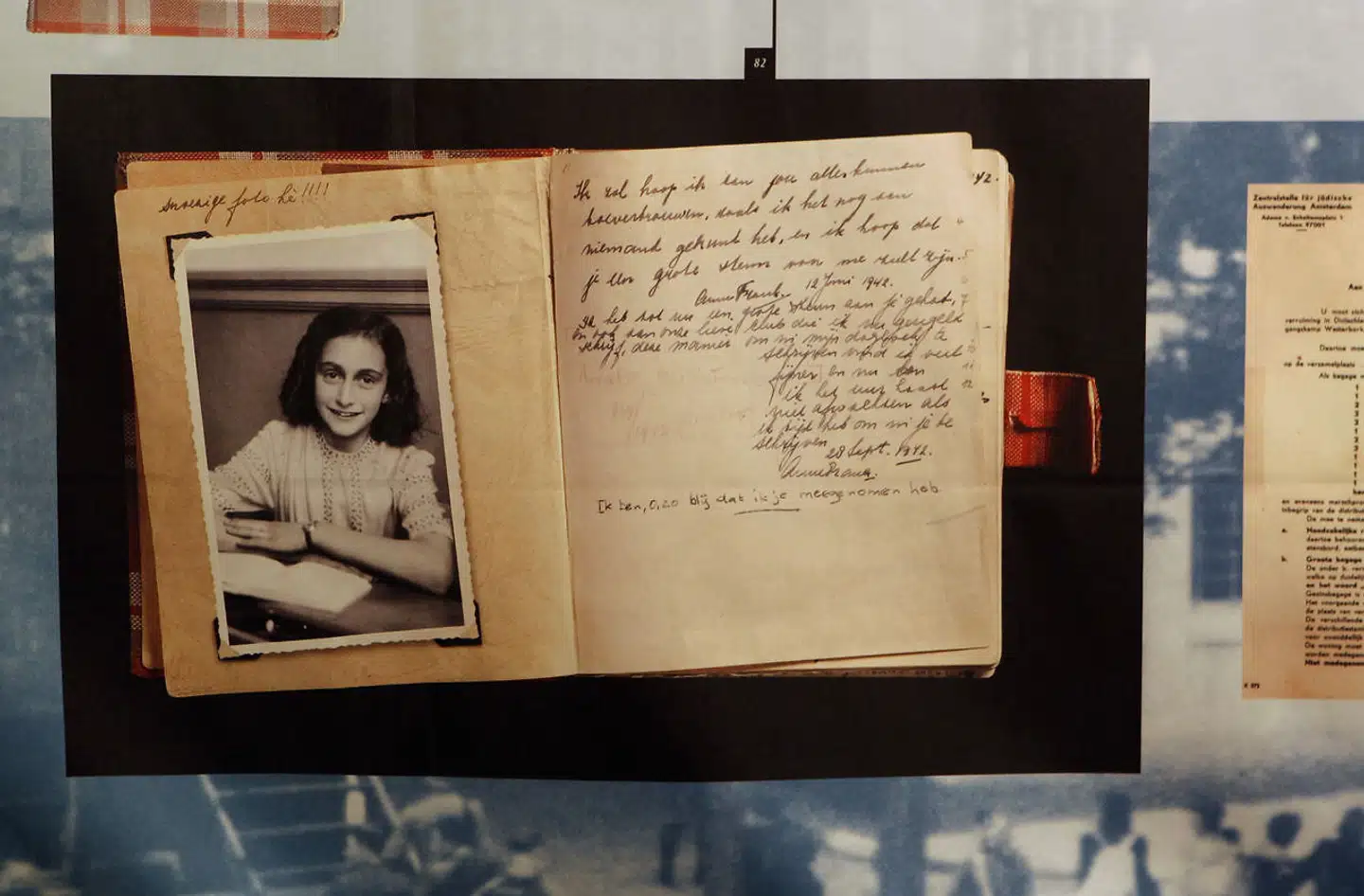 Under Anden Verdenskrig holdt Anne Frank og hendes familie sig i over to år skjult i et hus i Amsterdam, inden de blev anholdt og døde i kz-lejren Bergen-Belsen. Den jødiske piges historie er blevet verdenskendt, fordi hun skrev dagbog, mens hun skjulte sig. Bogen er siden blevet læst af millioner.