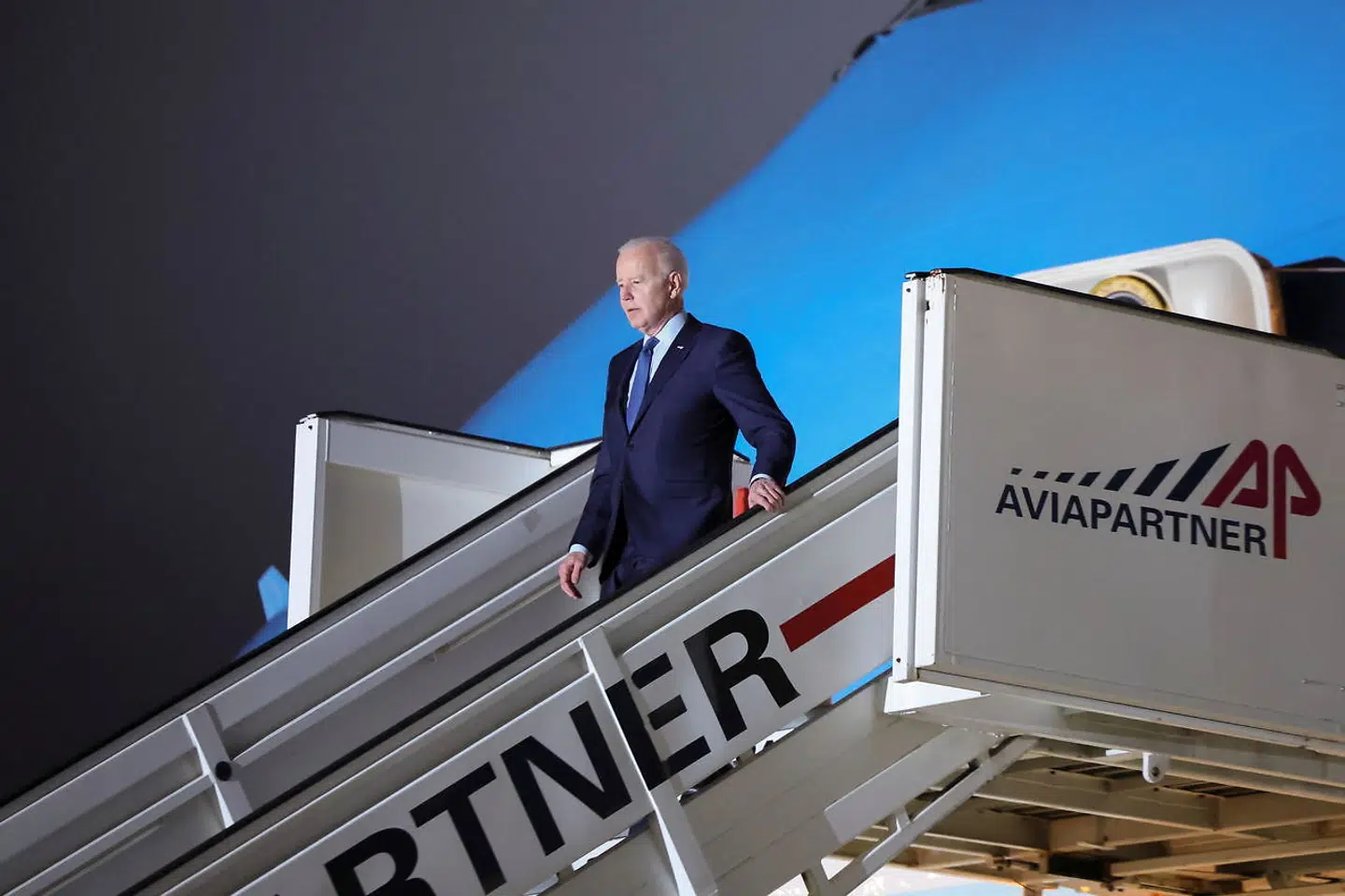 Den amerikanske præsident Joe Biden landede onsdag aften i Belgien.