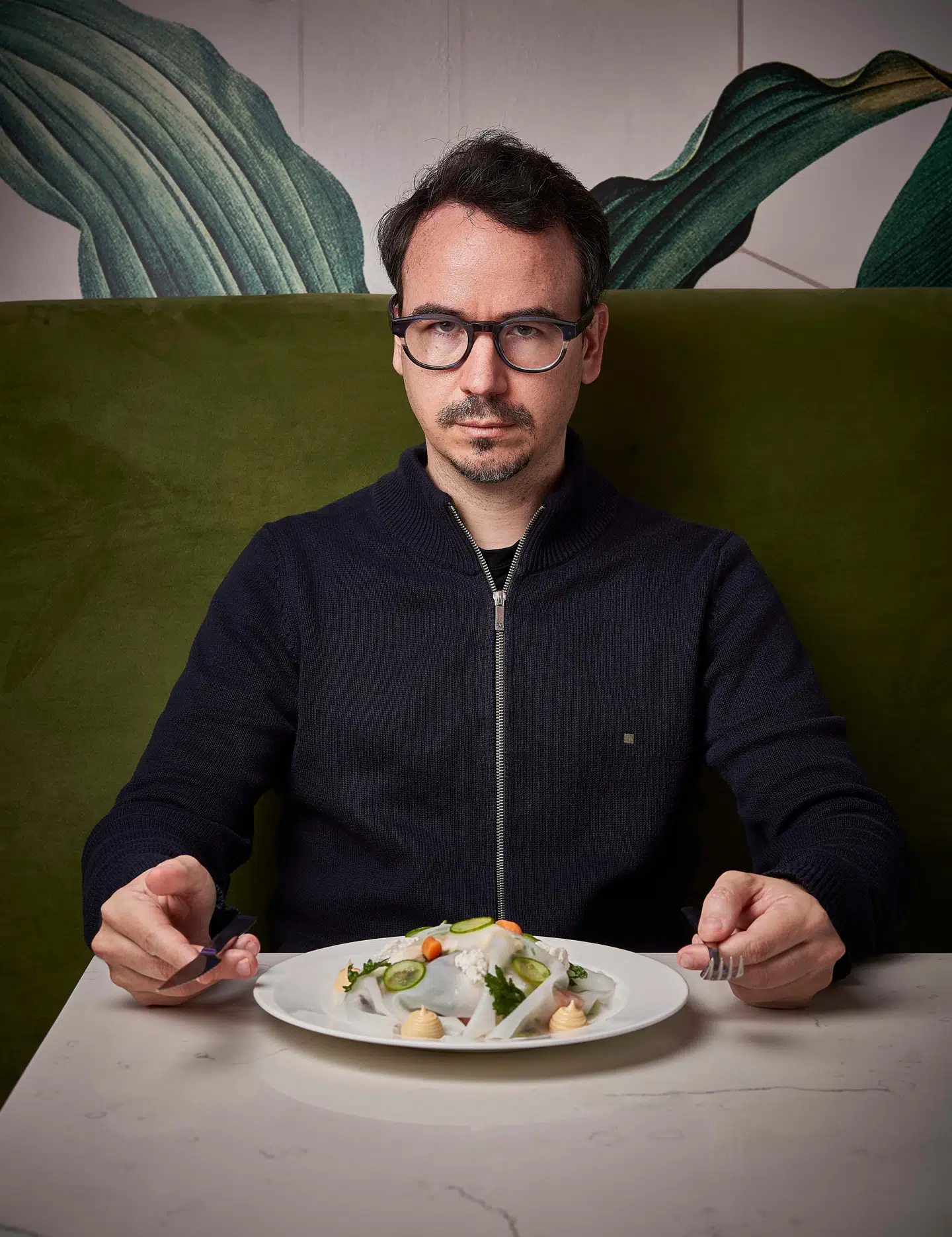 Paco Morales med en af sine retter.