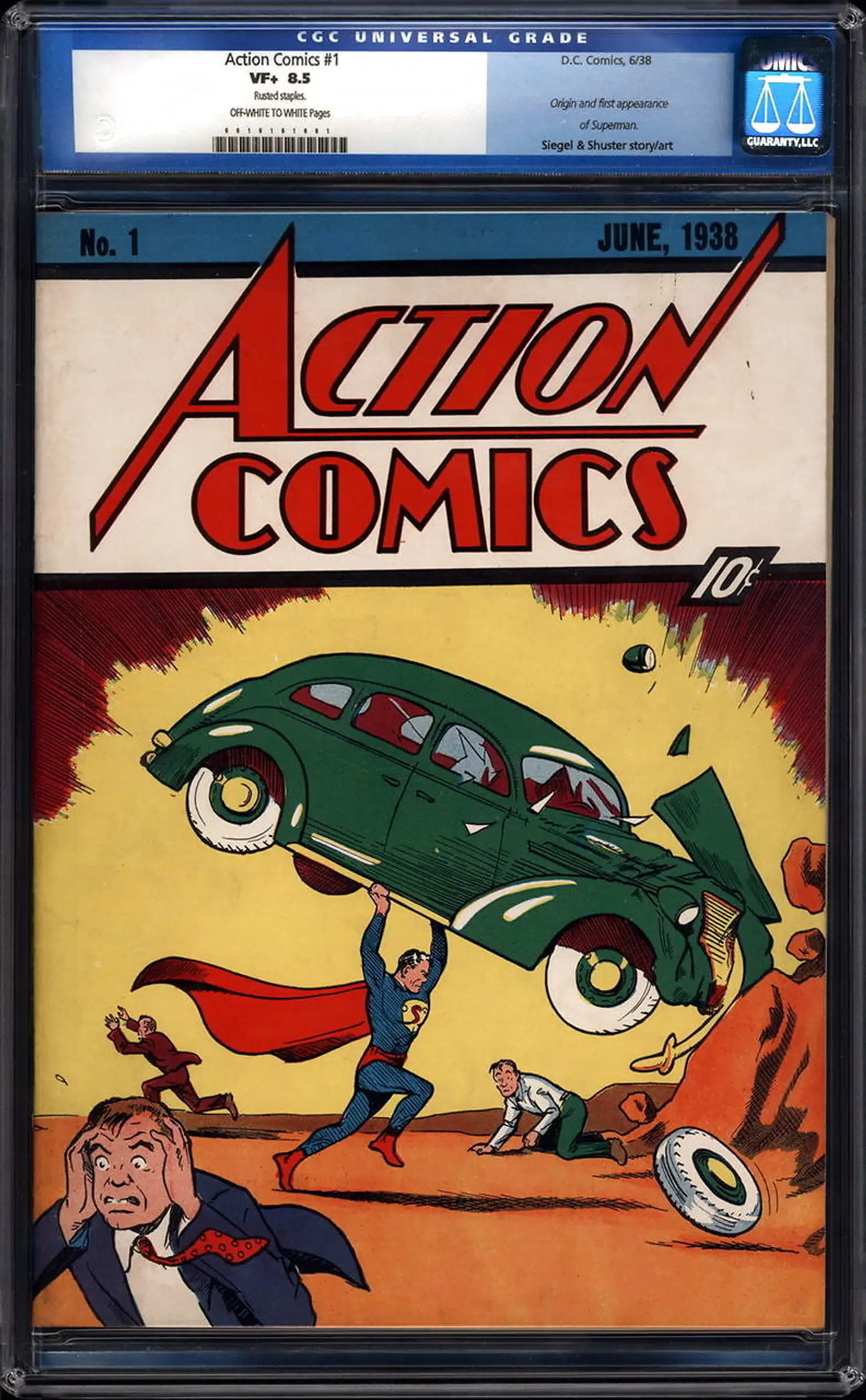 Tidligere på året blev et eksemplar af Action Comic No. 1 fra 1938, hvor Superman blev introduceret for første gang, solgt for 3,18 millioner dollar.