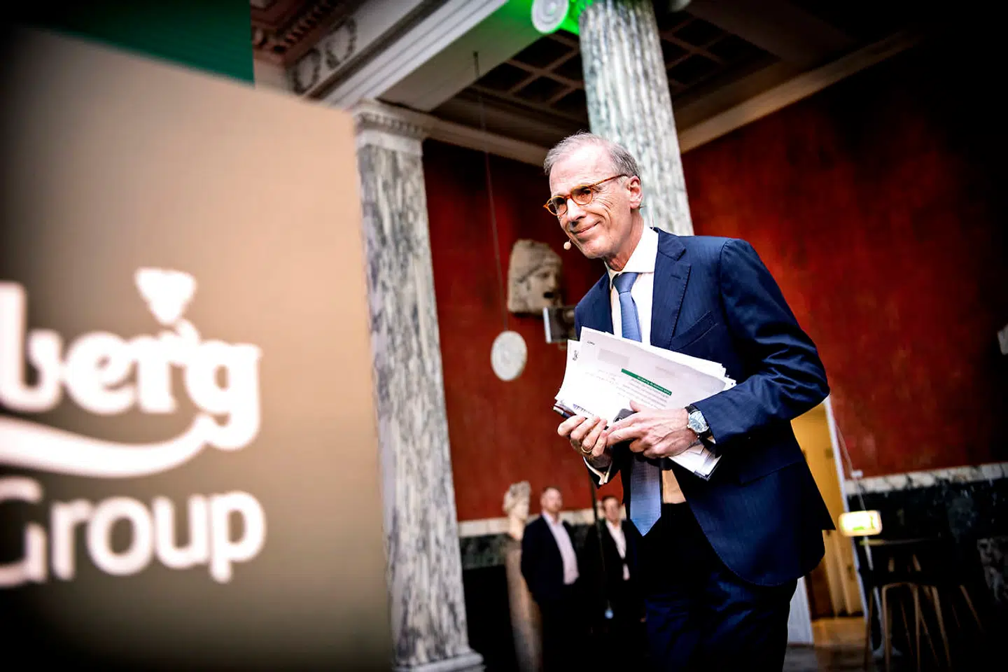 Hvad med Carlsberg og andre virksomheder, der risikerer, at deres russiske aktiviteter bliver nationaliseret, hvis de ikke selv vil drive dem videre? Det er en uhyre kompleks virkelighed, lederne skal navigere og kommunikere i, mener Bodil Nordestgaard Ismiris. Foto af Carlsberg-direktør Cees't Hart.