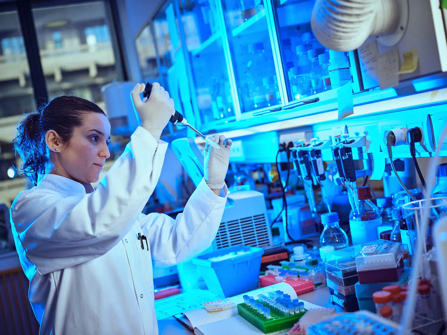 Novo Nordisk lukker ikke fabrikken i den russiske by Kaluga, som udelukkende leverer produkter til Rusland. Billedet her er fra Novo Nordisks stamcellecenter i Danmark.