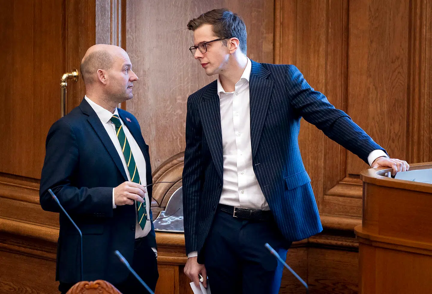 Liberal Alliances Alex Vanopslagh udtalte under partilederdebatten, at aftalepartierne bag milliardaftalen efterlod regningen på børneværelset.