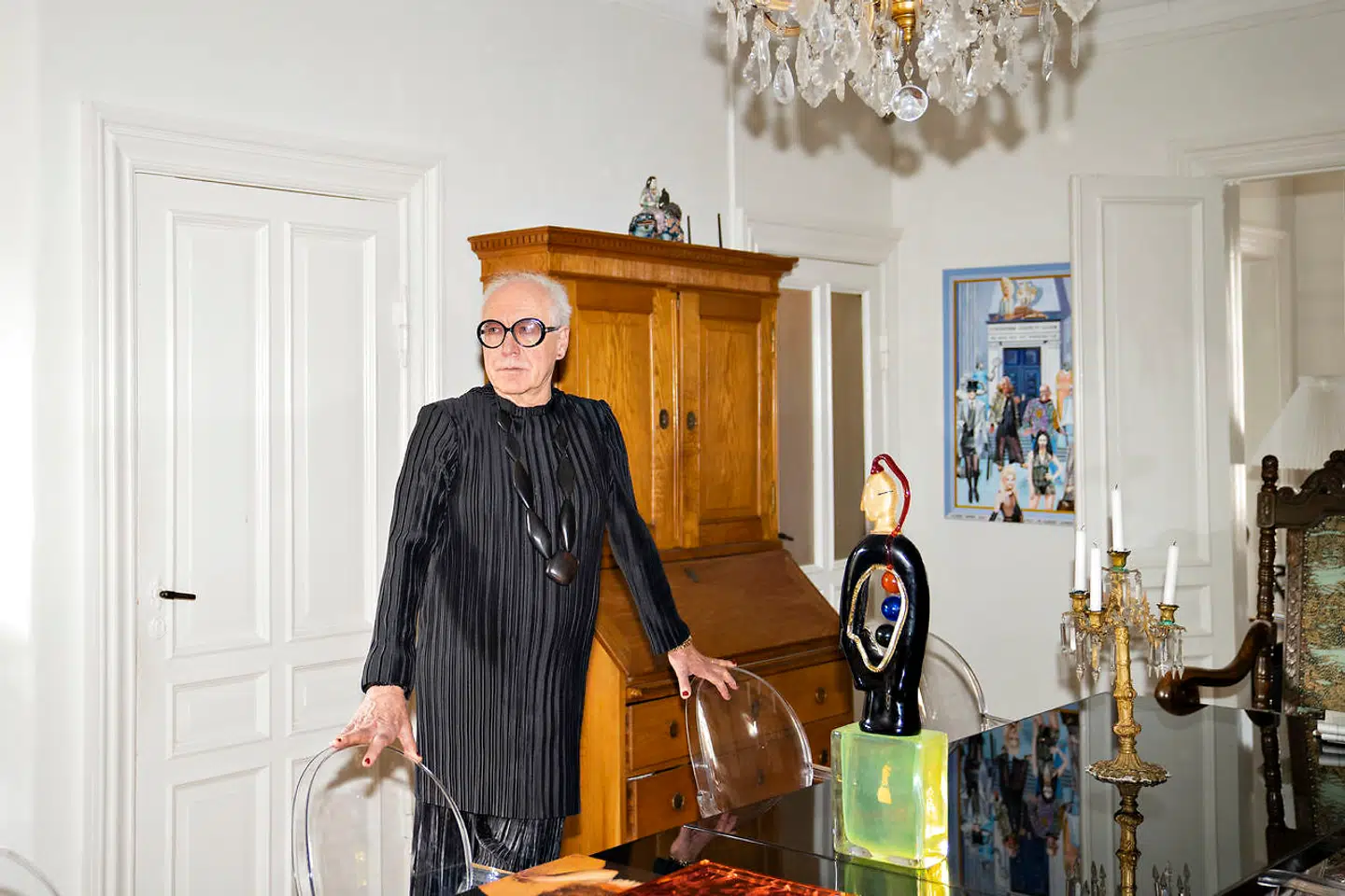 Ditlev Tamm i sit hjem i Indre By.