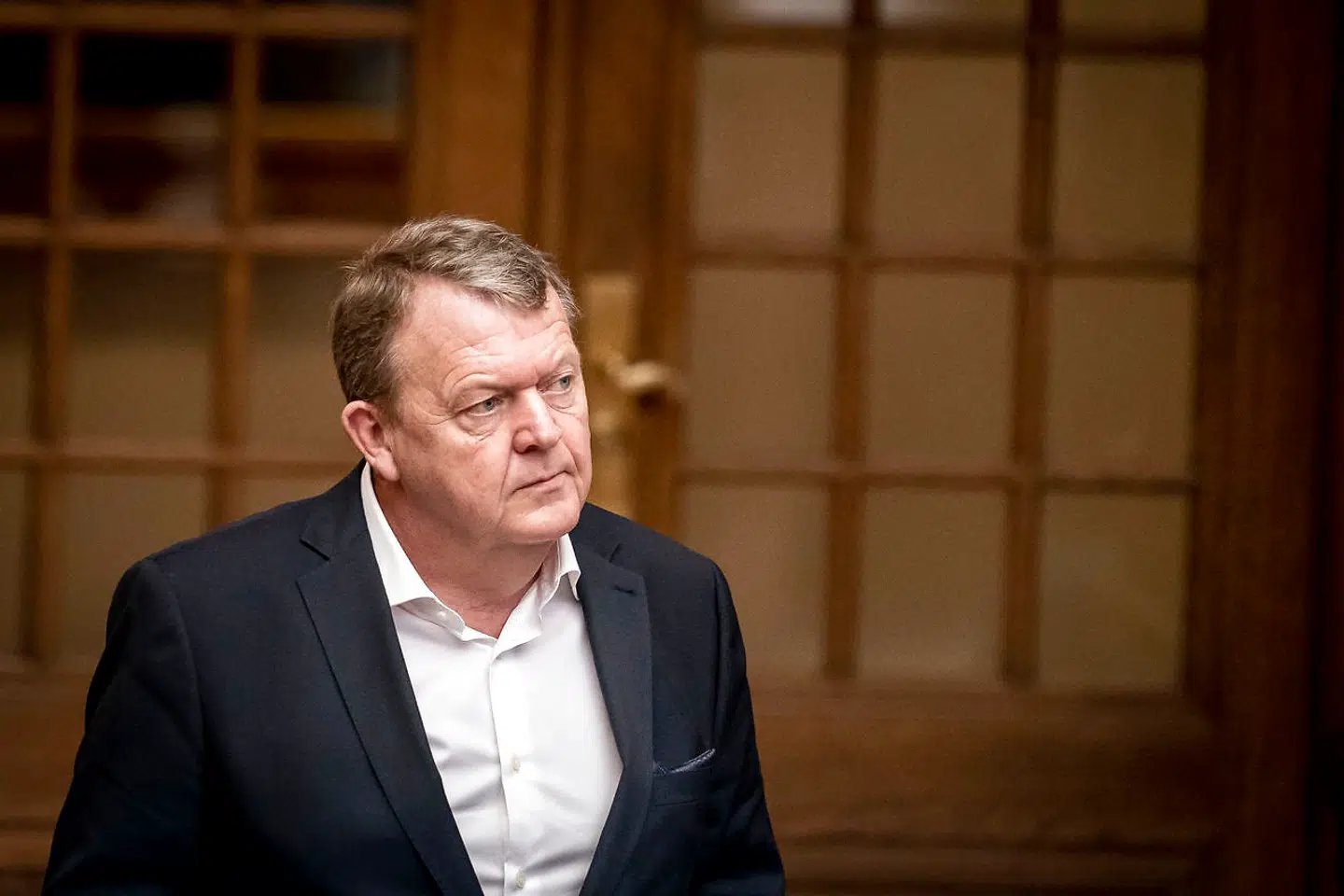 Lars Løkke Rasmussen under møde i Folketingssalen, hvor der stemmes om, hvorvidt Inger Støjberg er værdig til at sidde i Folketinget efter rigsretsdommen, tirsdag den 21. december 2021.. (Foto: Mads Claus Rasmussen/Ritzau Scanpix)