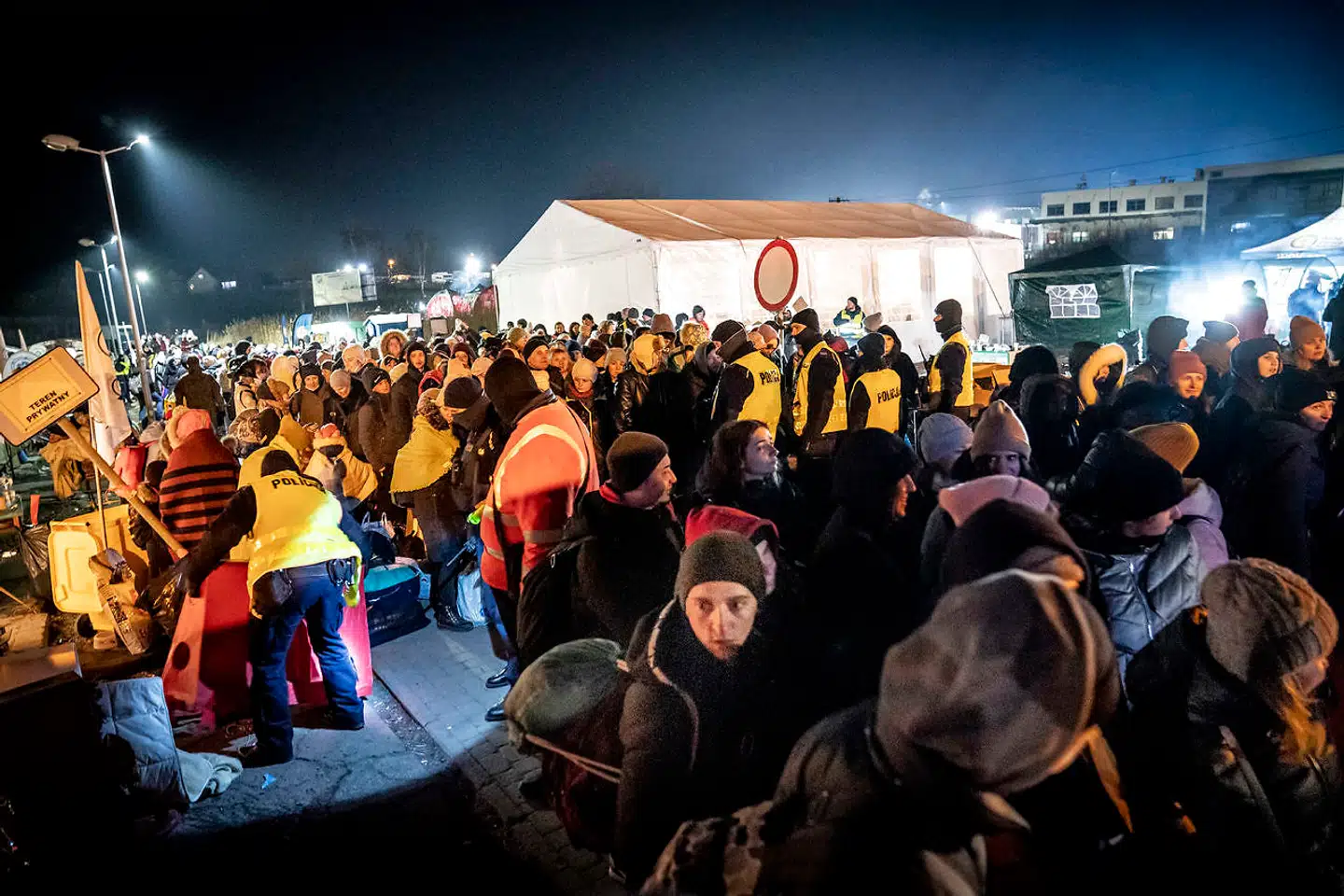 Arkivfoto: Ukrainske flygtninge kan søge om ophold i Danmark fra på torsdag.