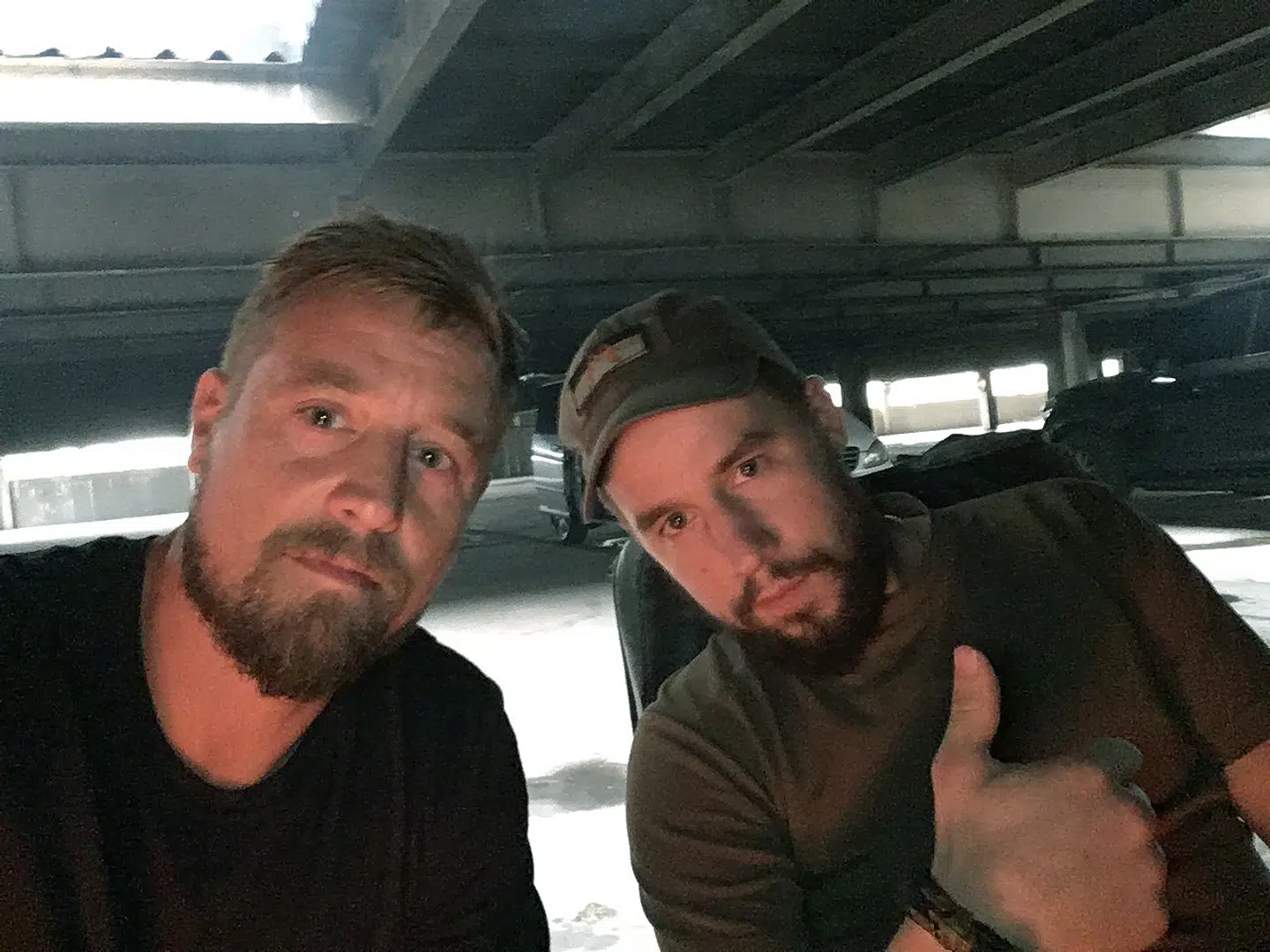 Martin Tamm Andersen (til venstre) og Voha (til højre).