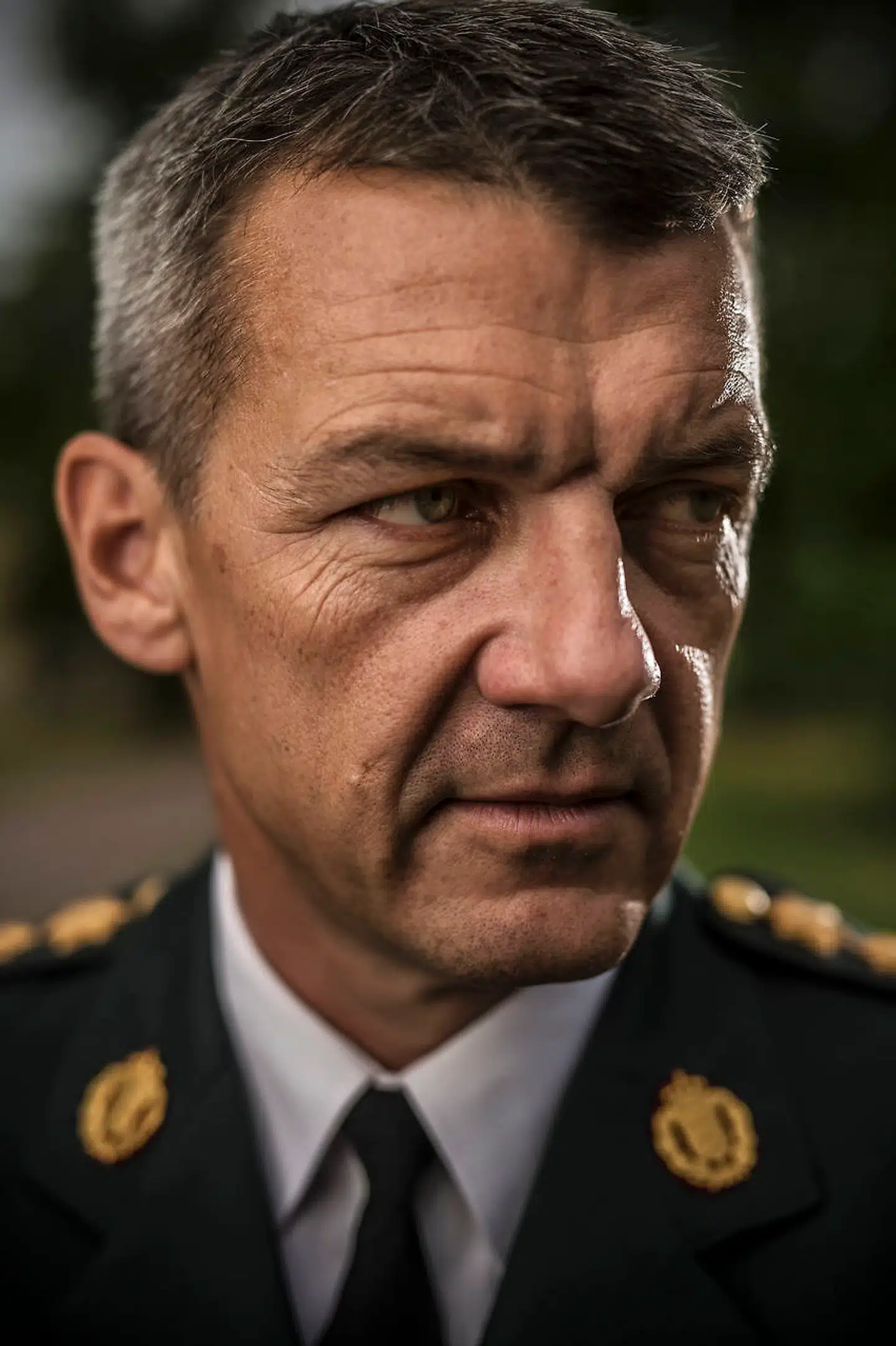 Peter Bartram var forsvarschef fra 2012 til 2017. I den periode oplevede han truslen fra et stadig mere oprustende russisk militær rykke tættere på. Men pengene til at styrke det danske forsvar fulgte ikke med, siger forsvarschefen, mens Rusland udgør en historisk trussel imod Vesten. Arkivfoto: Søren Bidstrup