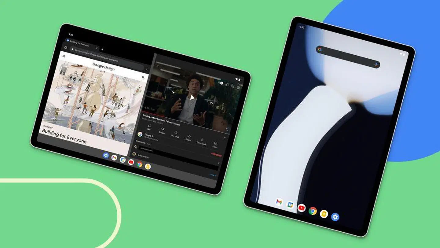 Android 12L er en tilpasset udgave af Googles mobilsoftware, som arbejder med bedre at udnytte skærmpladsen på tablets og foldbare telefoner.