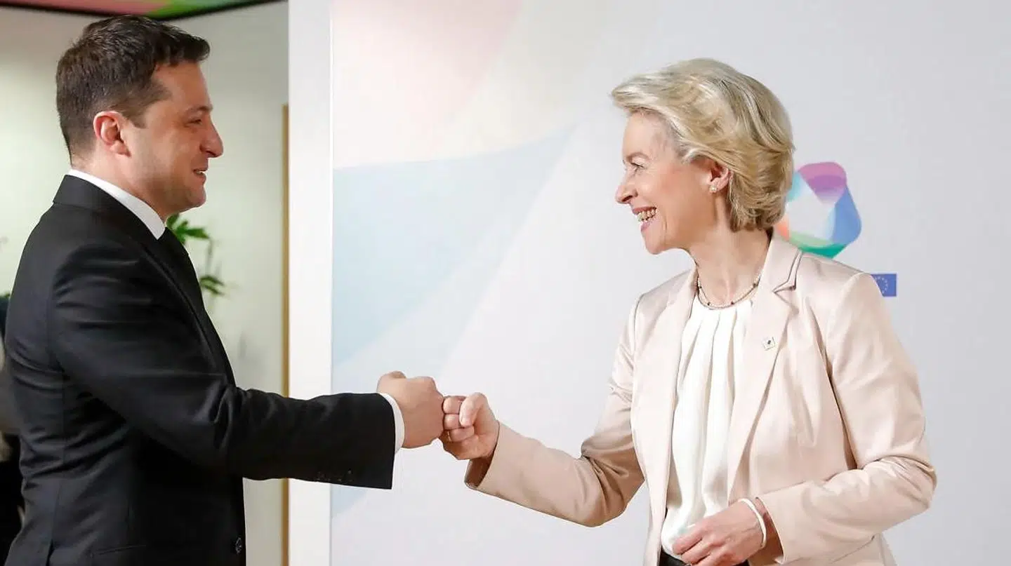 Ukraines præsident, Volodymyr Zelenskyj, og EU-Kommissionens formand, Ursula von der Leyen, mødte sidst hinanden i december til et partnerskabsforum. Måske bliver de EU-partnere om få år.