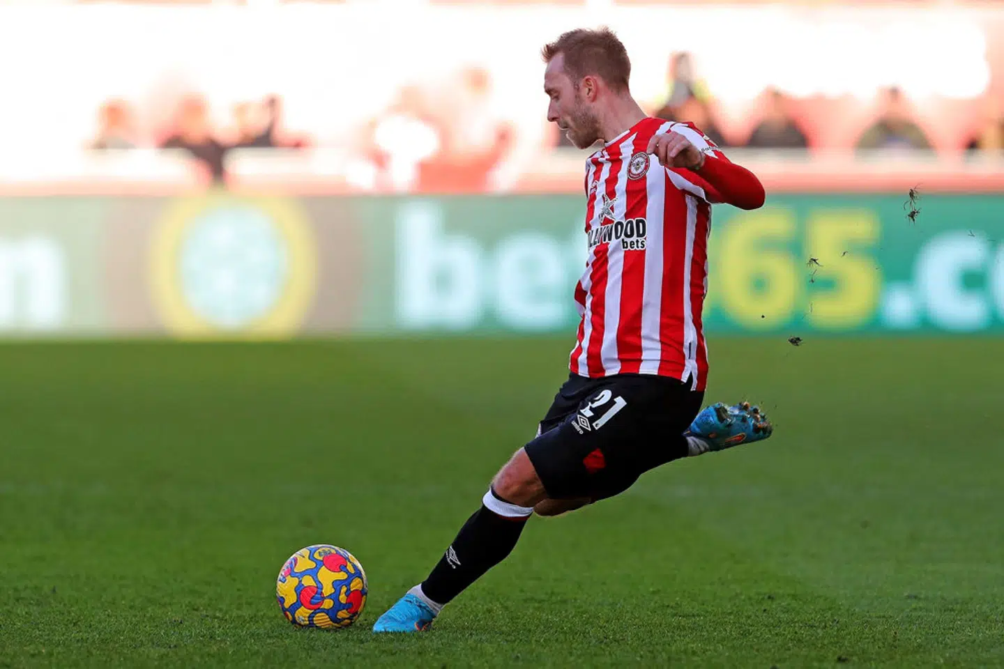Christian Eriksen fik næsten hele anden halvleg på banen for Brentford i nederlaget til Newcastle. - Foto: Geoff Caddick/Ritzau Scanpix
