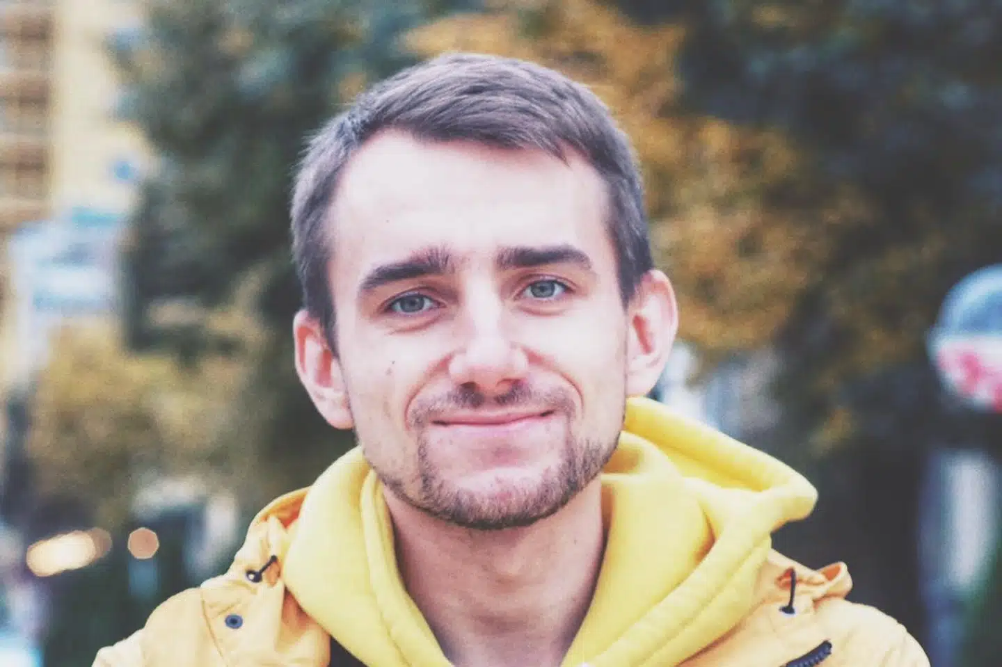 Victor Kylymar boede i Kyiv indtil for få dage siden. Nu er han i Lviv og yder humanitær hjælp til blandt andet ukrainske soldater. Privatfoto