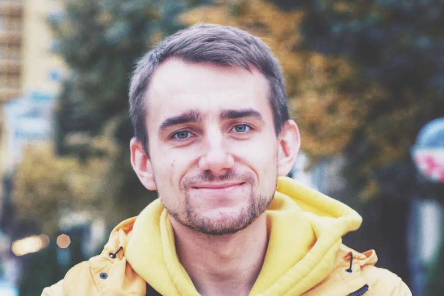 Victor Kylymar boede i Kyiv indtil for få dage siden. Nu er han i Lviv og yder humanitær hjælp til blandt andet ukrainske soldater. Privatfoto