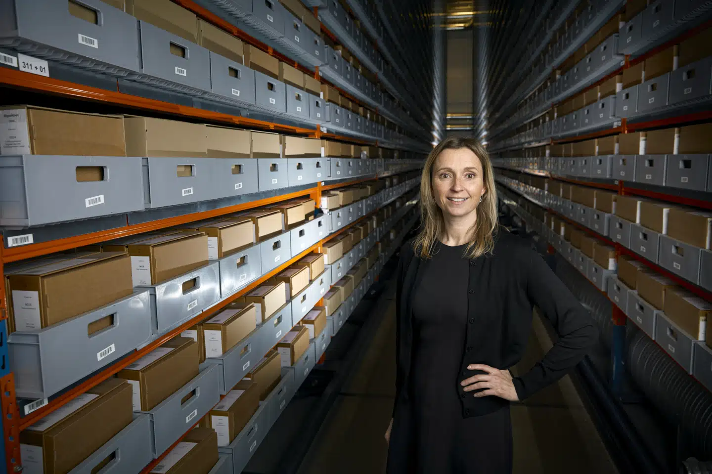 Anne-Sofie Jensen er Danmarks rigsarkivar, og hun er dermed den øverste leder i Rigsarkivet. Tirsdag den 22. februar fylder hun 50 år. Pressefoto, Rigsarkivet/Free