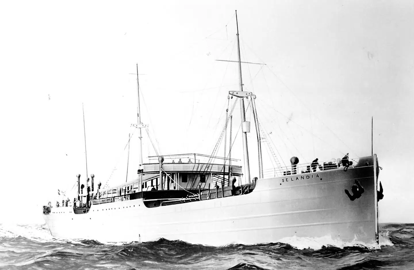 ØK-skibet M/S Selandia fragtede DISA-våben til Sydøstasien i 50erne ifølge fragtpapirer.