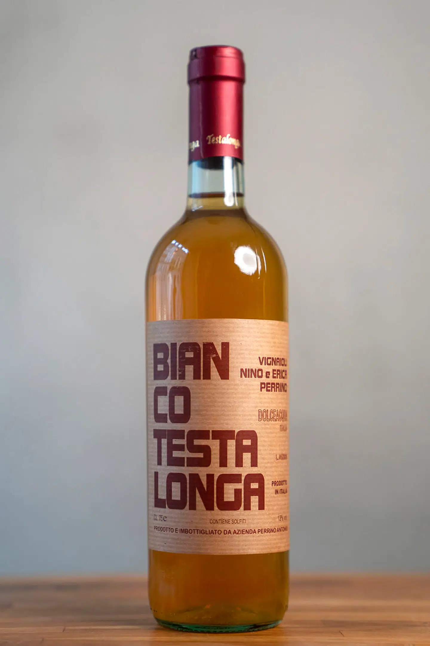 2019 Bianco Testalonga, vermentino fra Ligurien.