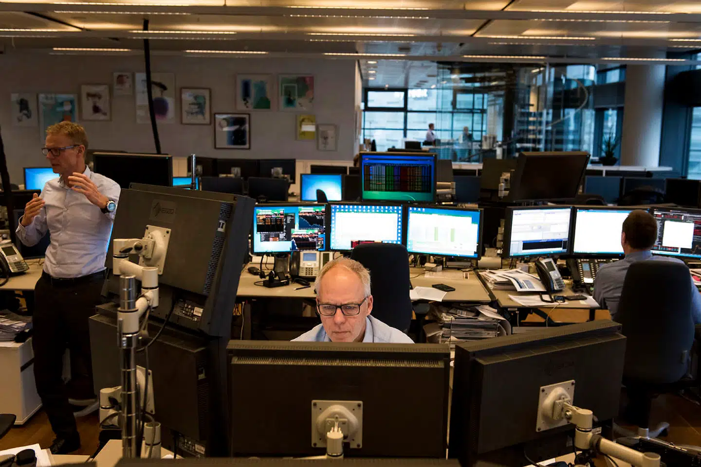 I denne uge har alle realkreditselskaberne holdt såkaldte rentetilpasningsauktioner over obligationerne bag flekslånene. Her ses en tidligere auktion hos Totalkredit, som er ejet af Nykredit-koncernen.