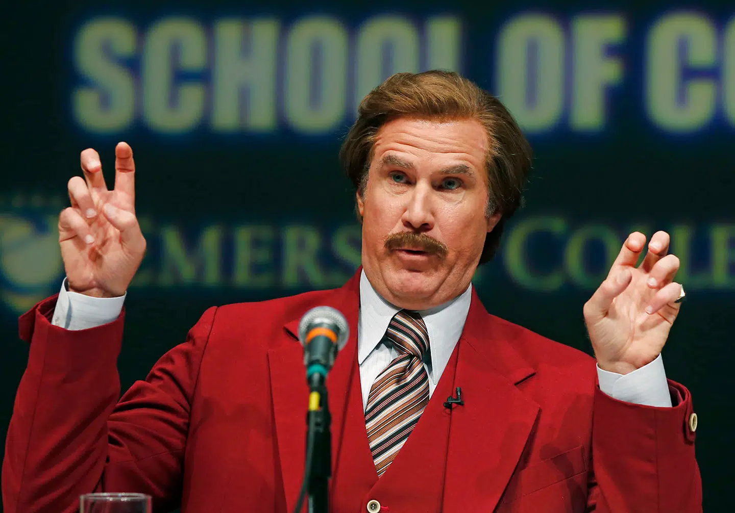 Will Ferrell, der blandt andet har spillet tv-værten Ron Burgundy i »Anchorman«, skal fremover være danske Lunars ansigt udadtil. Arkivfoto: Elise Amendola/AP/Ritzau Scanpix
