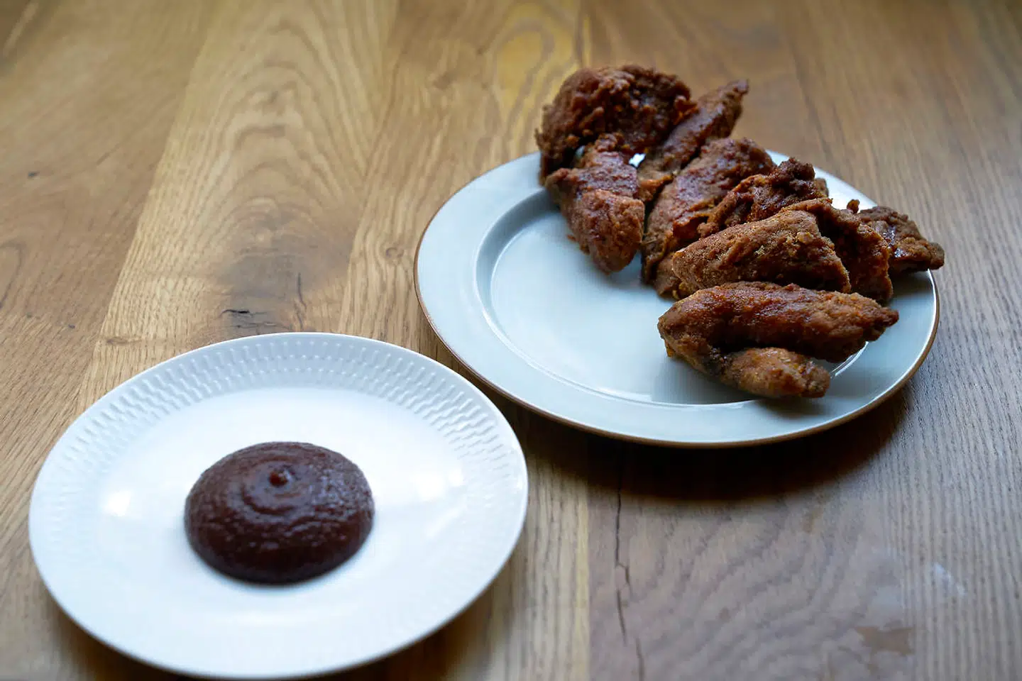 Southern fried blå østerssvamp: En kødagtig omgang comfort food.