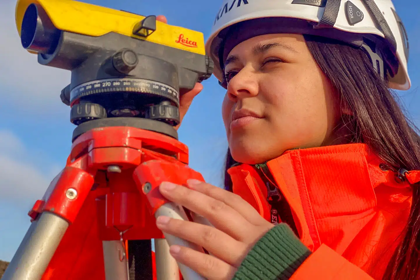 Christine Damsgaard er en af kun ti kvindelige ingeniører hos entreprenøgiganten Arkil. »Du skal kunne bide fra dig som kvinde i sådan en branche,« advarer hun.