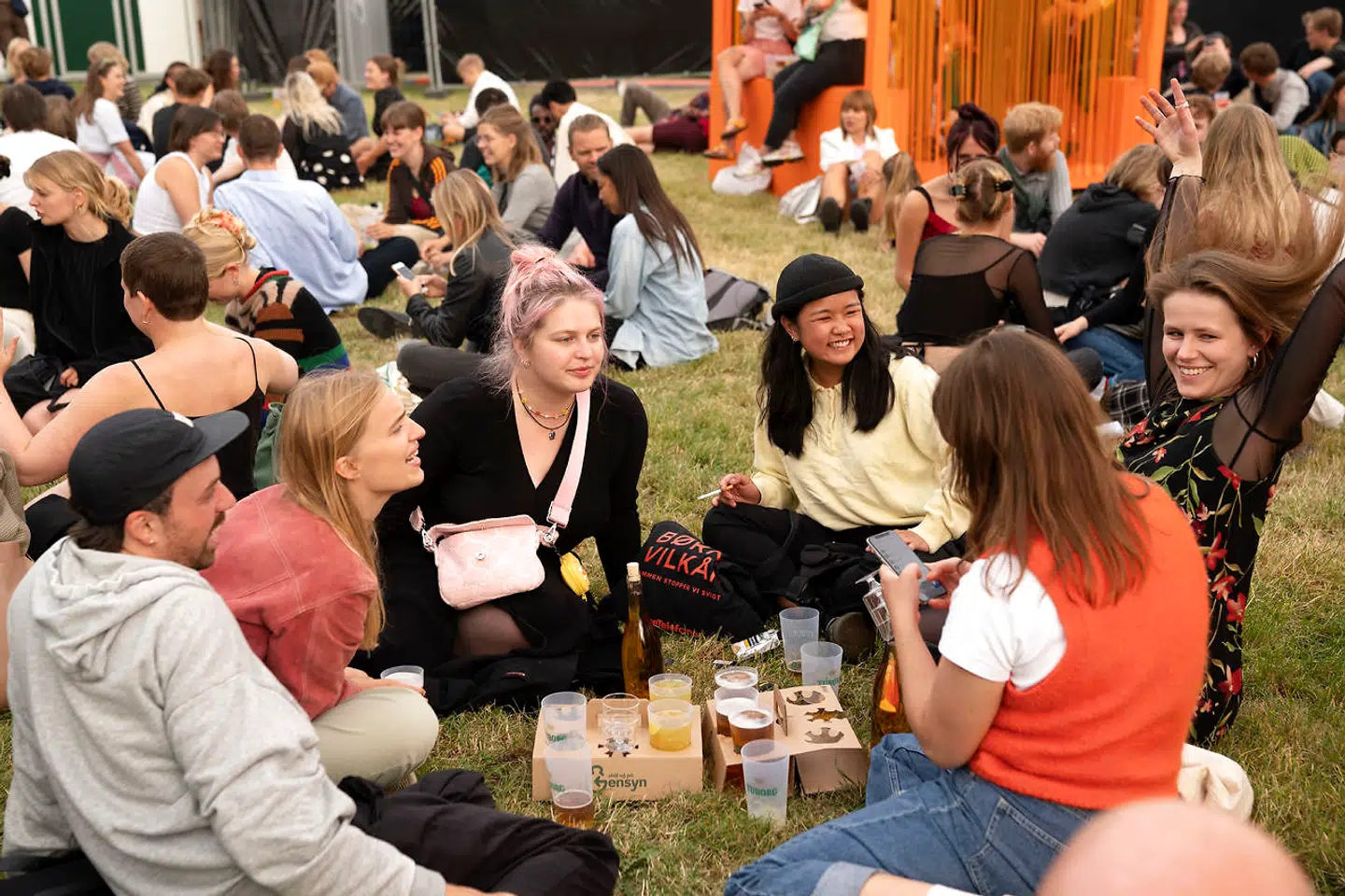 Roskilde Festival kan se frem til en festlig stemning til sommer. Arkivfoto.