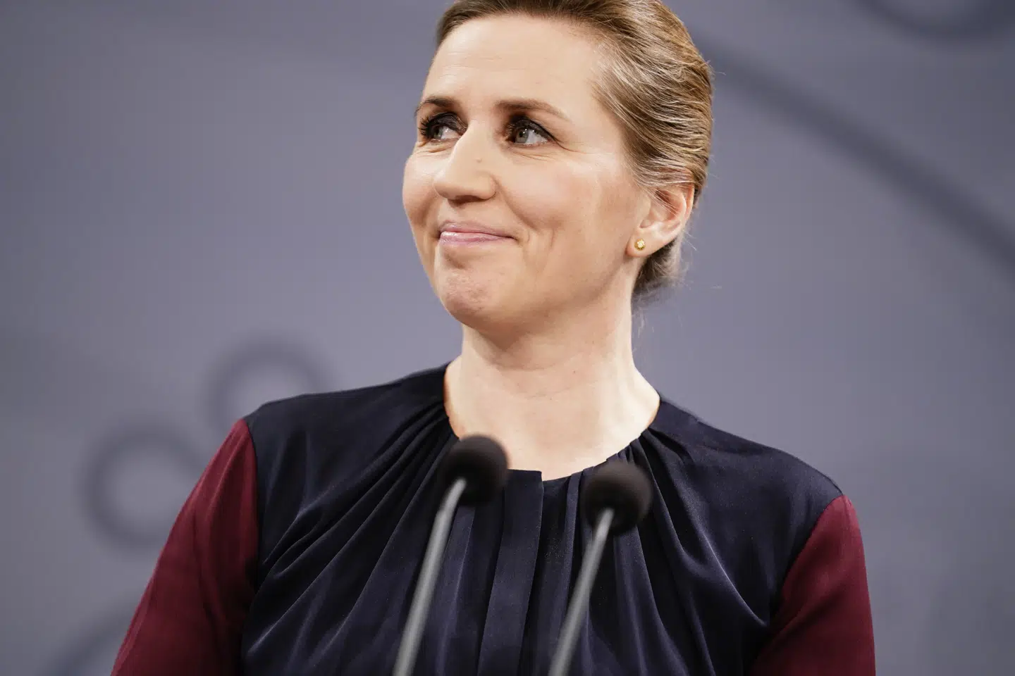 Statsminister Mette Frederiksen (S) var i godt humør, da hun præsenterede den store genåbning ved udgangen af januar.