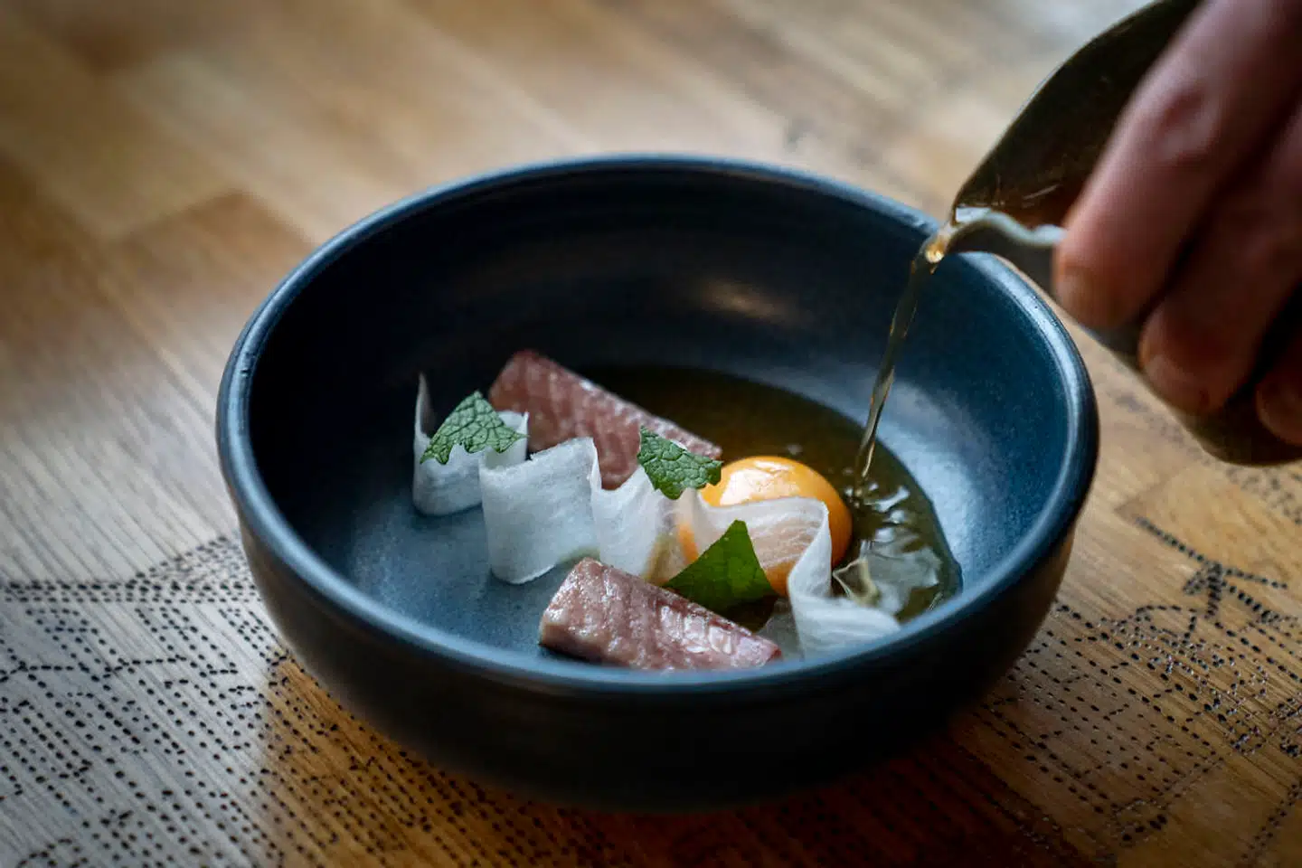 Åleconsommé.