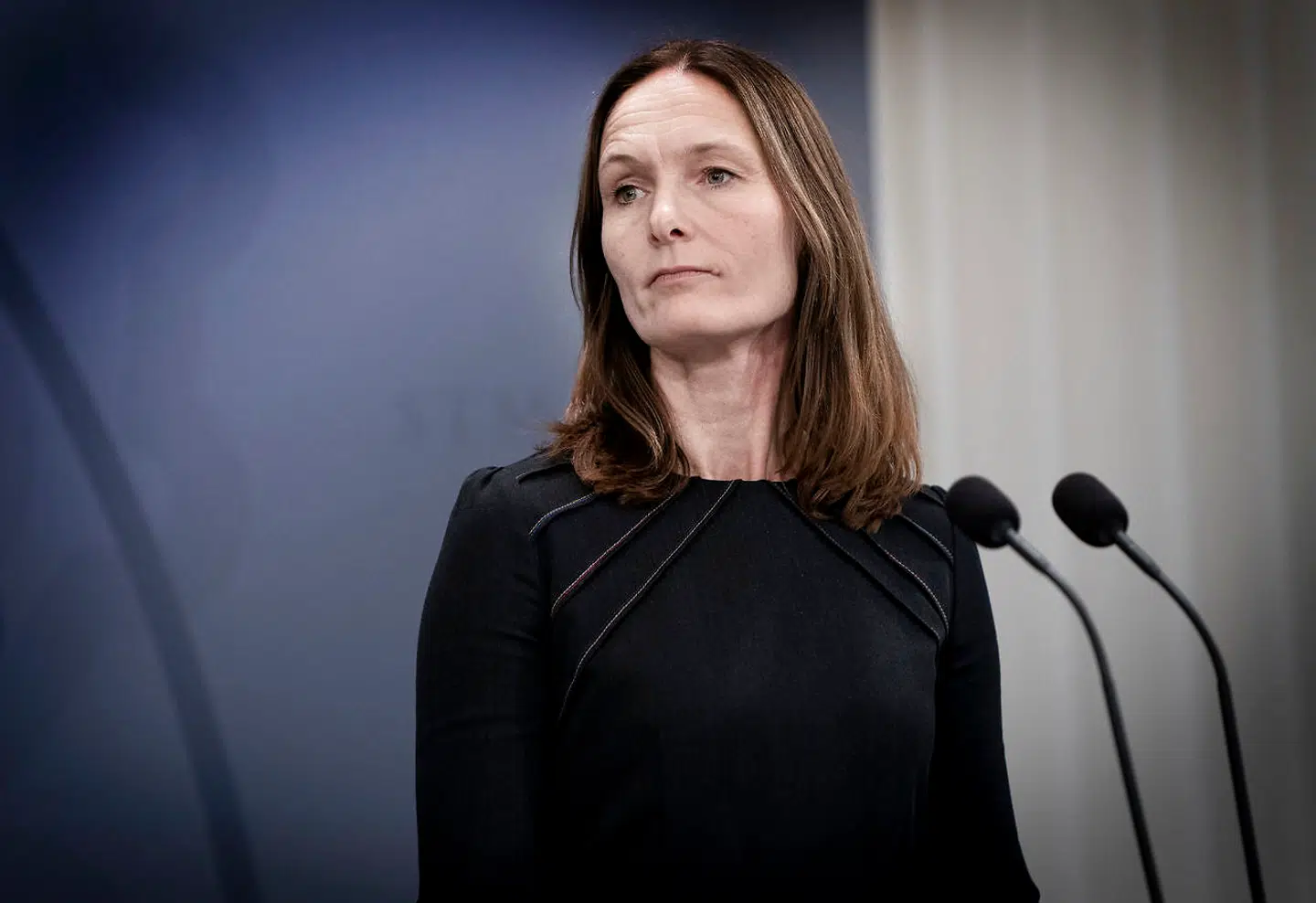 Direktør i Erhvervsstyrelsen Katrine Winding har været et af mange ansigter på coronapressemøderne. Lige nu afventer Erhvervstyrelsen at se, hvor mange af de kompenserede virksomheder, der har svindlet med støtten under pandemien. Arkivfoto: Liselotte Sabroe/Ritzau Scanpix