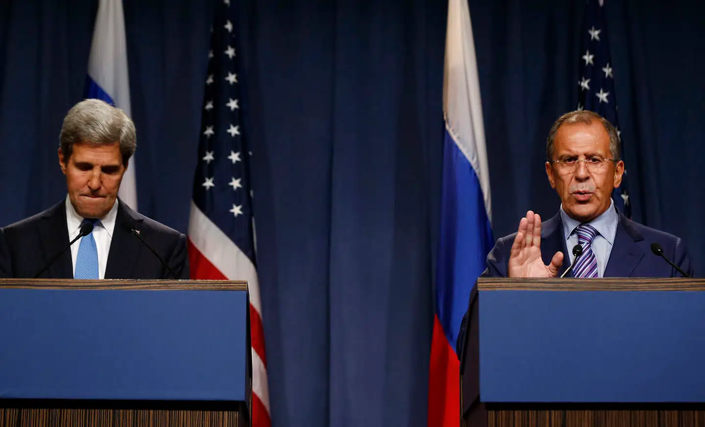 Arkivfoto: Den russiske udenrigsminister, Sergej Lavrov, håber at forhandlingerne med USA kan genoptages.