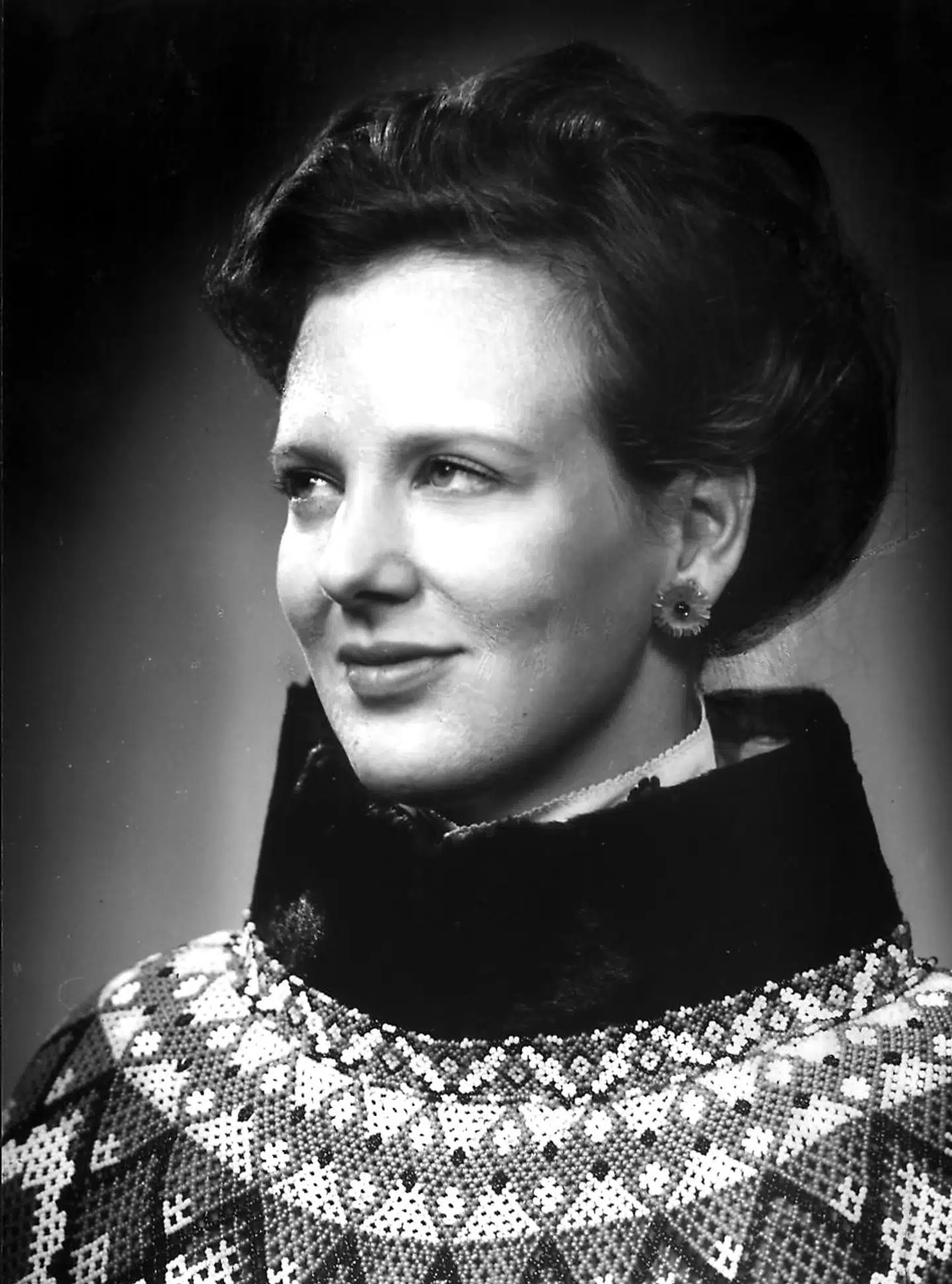 Dronning Margrethe i 1970.