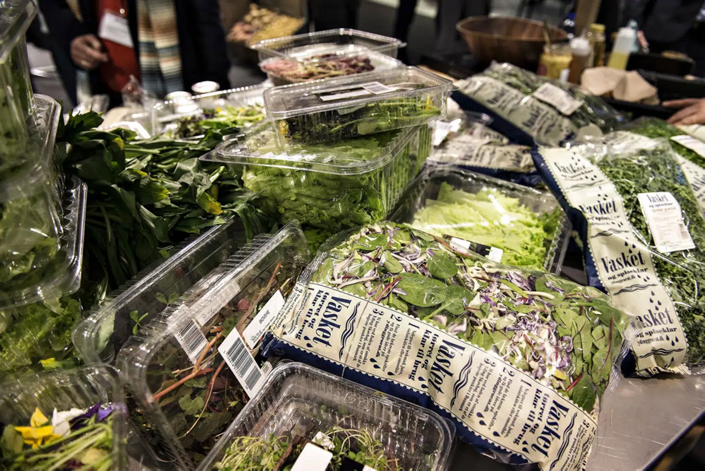 Smitte med E. coli-bakterien STEC sker som oftest via forurenede fødevarer, ved smitte fra en anden person eller ved direkte eller indirekte kontakt til kvæg, får og geder. Derfor er smittekilden i Danmark ofte produkter af oksekød, ikke-varmebehandlede mælkeprodukter eller andre fødevarer som for eksempel spiseklare grøntsager, salatgrønt, grøntsagsspirer og bær, der er forurenet med afføring fra køer. (Arkivfoto). - Foto: Henning Bagger/Ritzau Scanpix